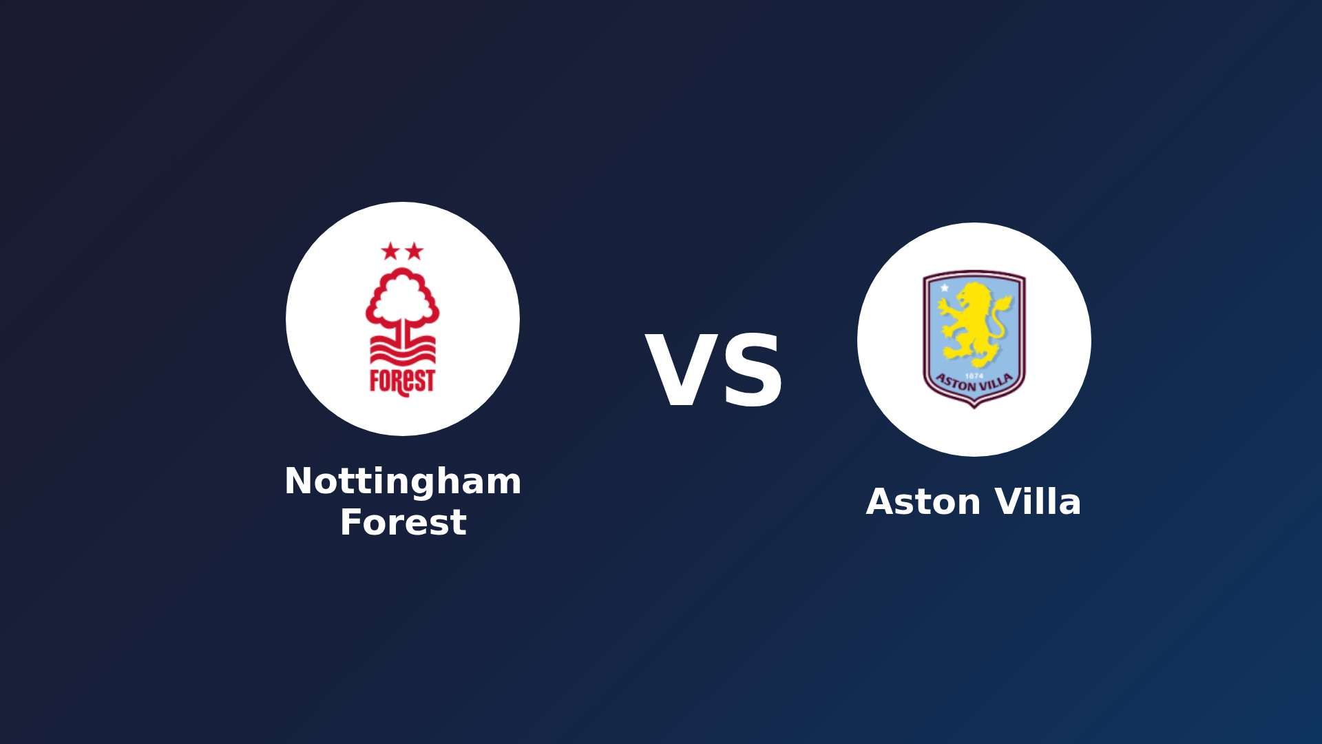 Nottingham Forest vs Aston Villa