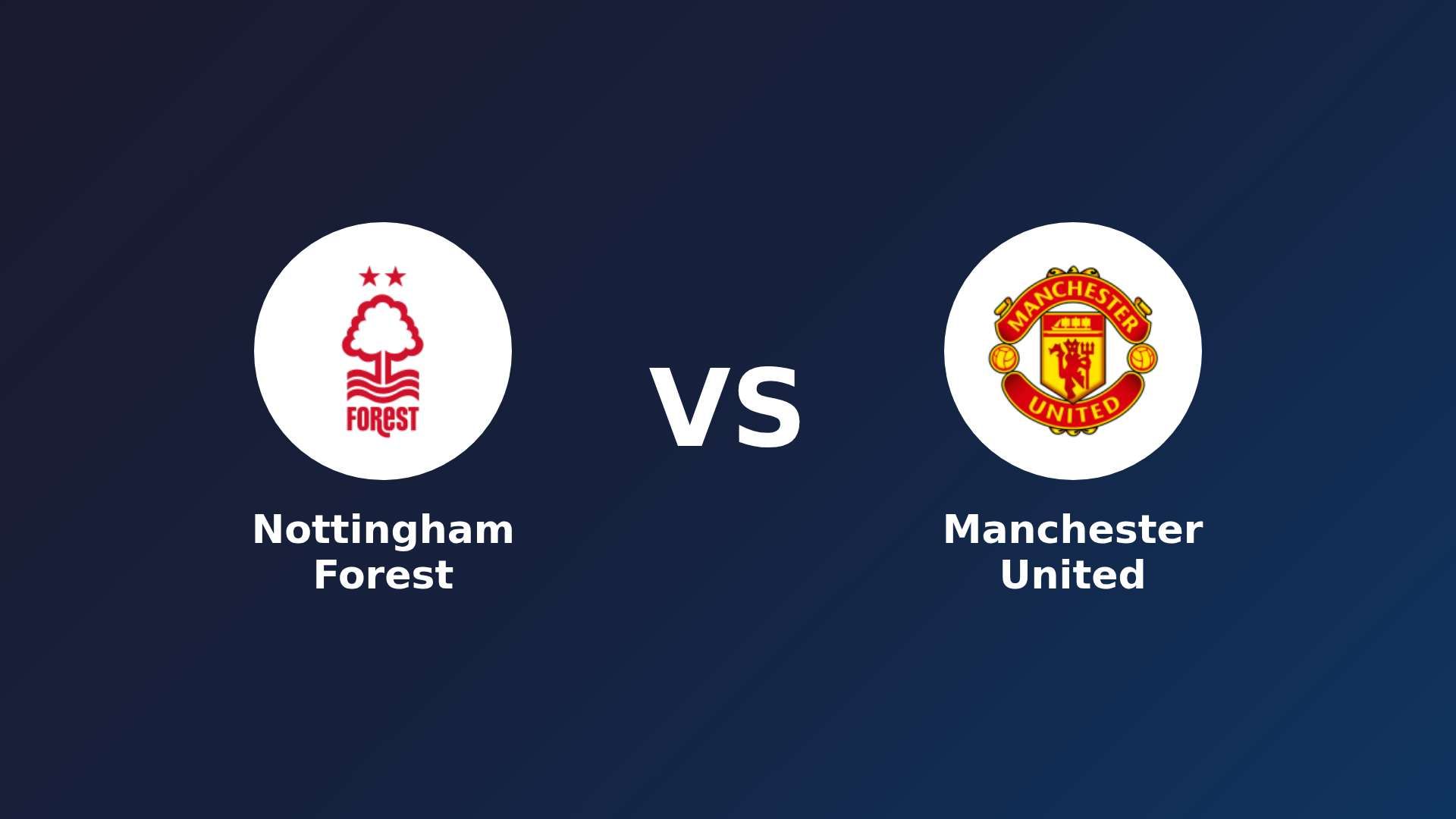 Nottingham Forest vs Manchester United