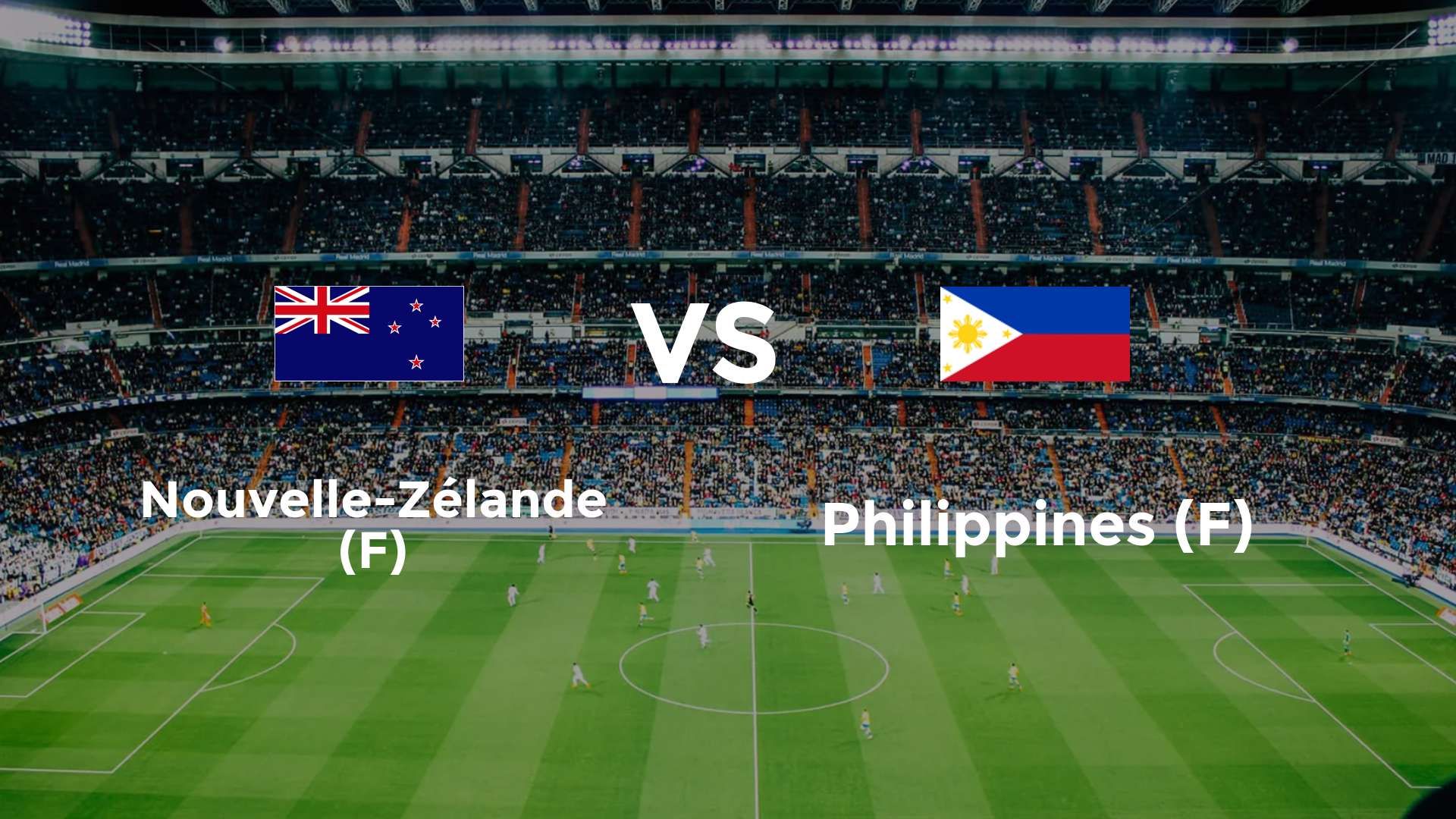Nouvelle-Zélande (F) vs Philippines (F)