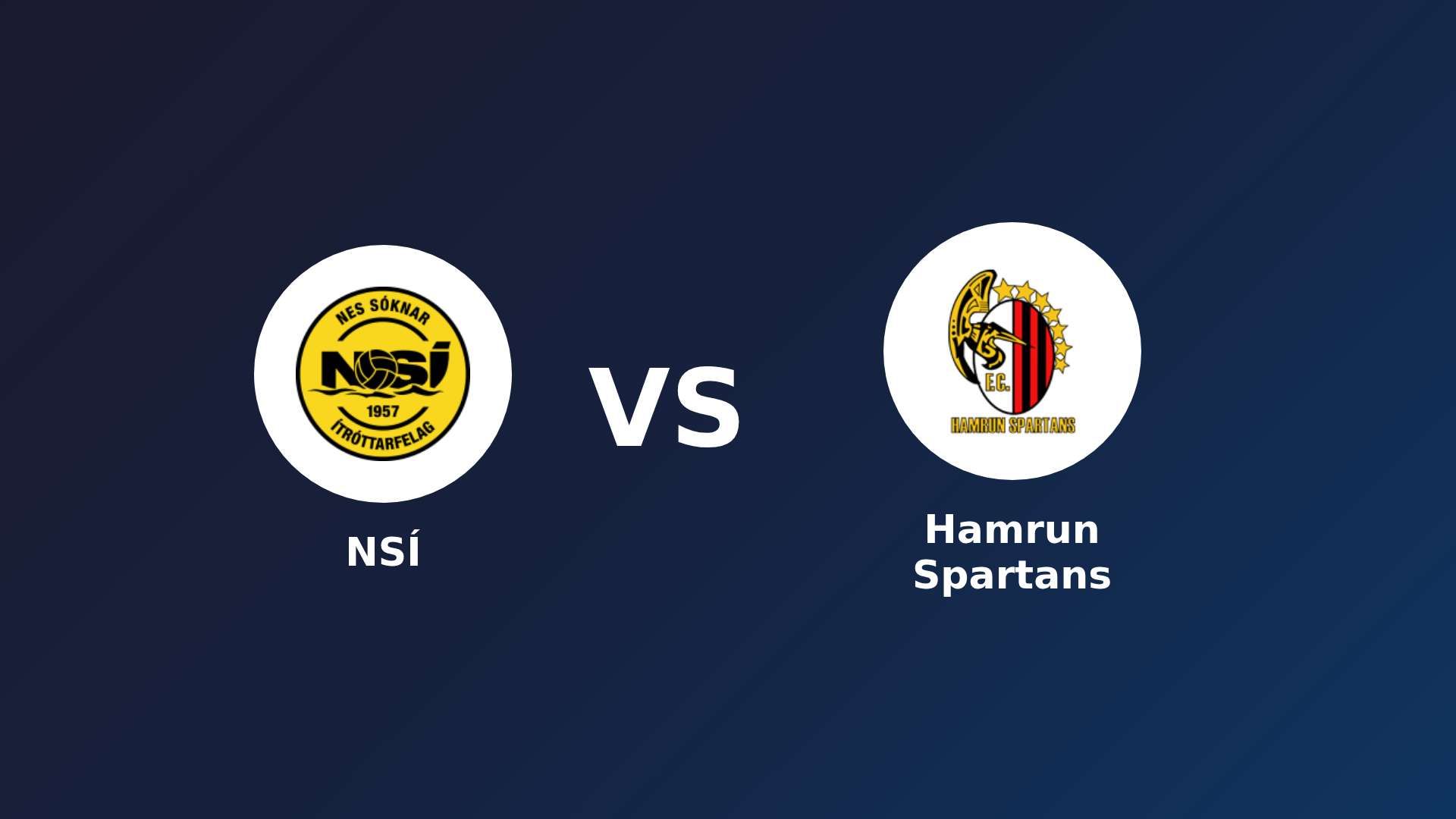 NSÍ vs Hamrun Spartans