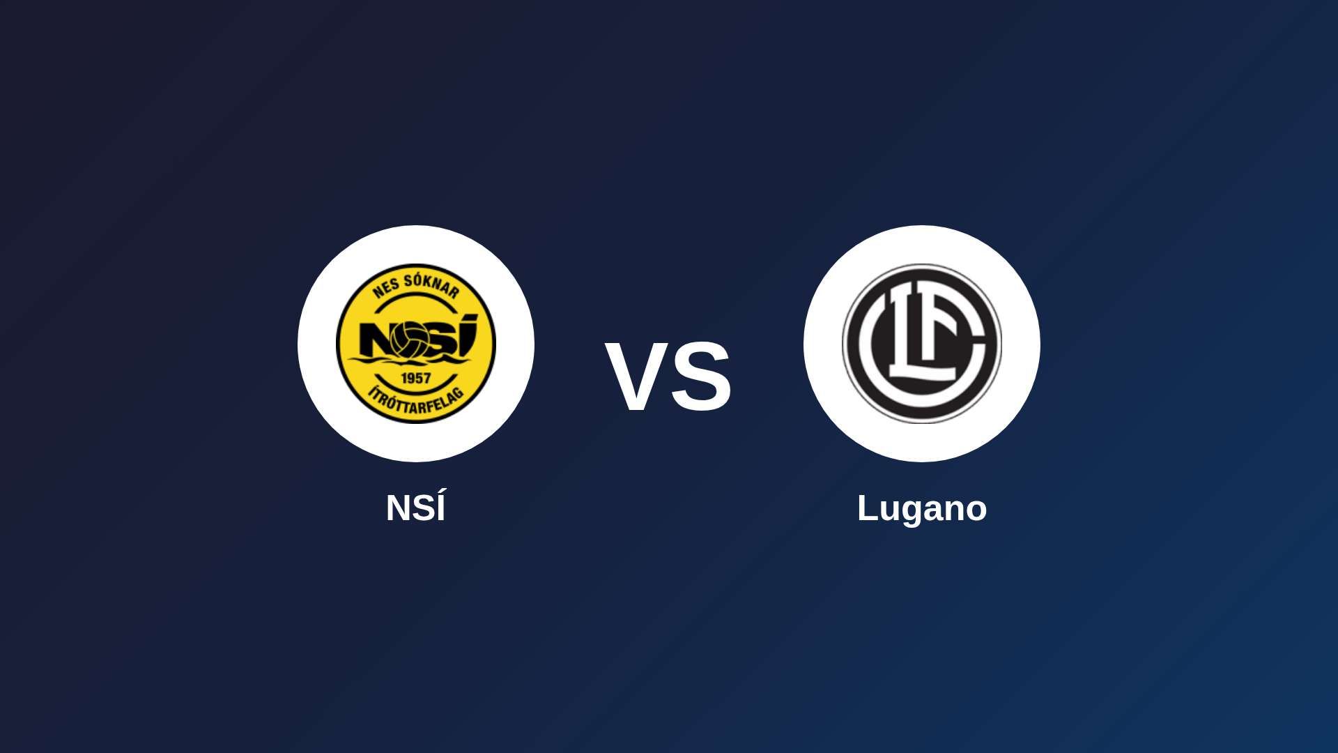 NSÍ vs Lugano