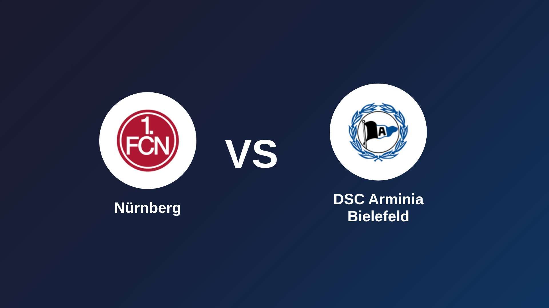 Nürnberg vs DSC Arminia Bielefeld