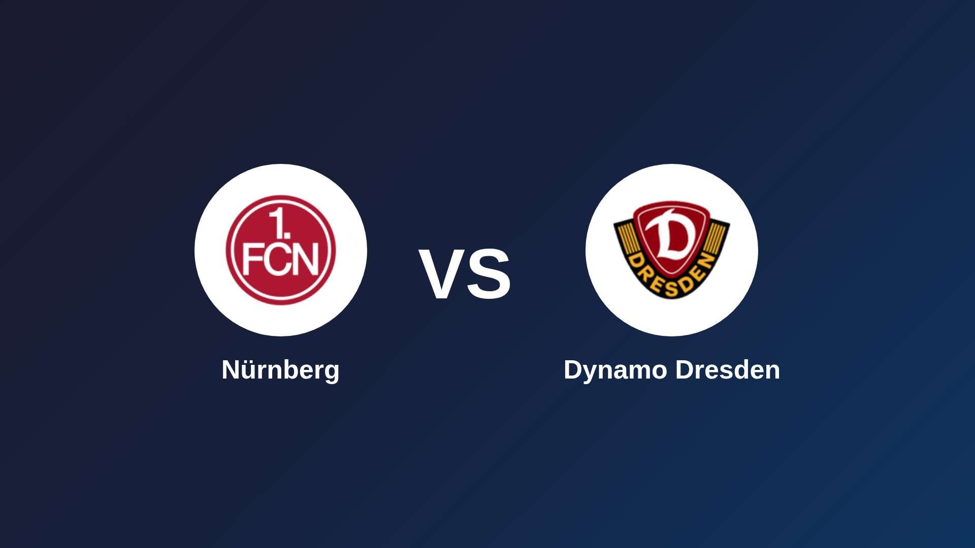 Nürnberg vs Dynamo Dresden