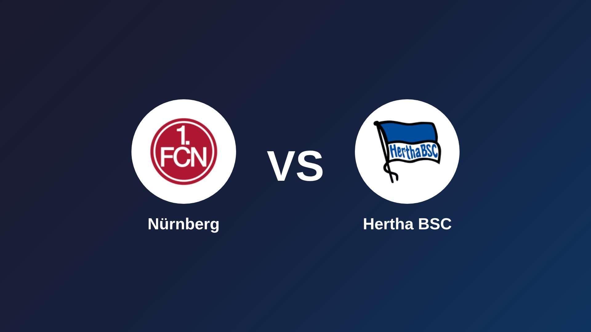 Nürnberg vs Hertha BSC