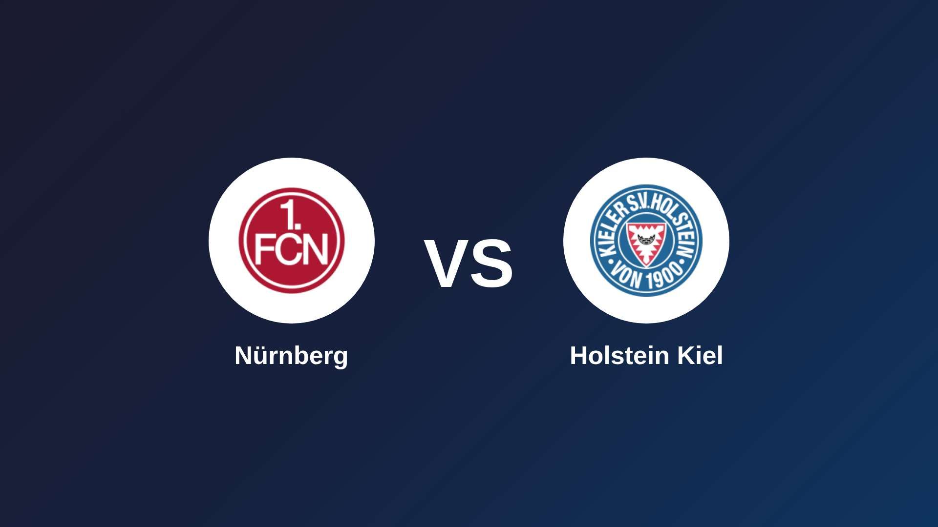 Nürnberg vs Holstein Kiel