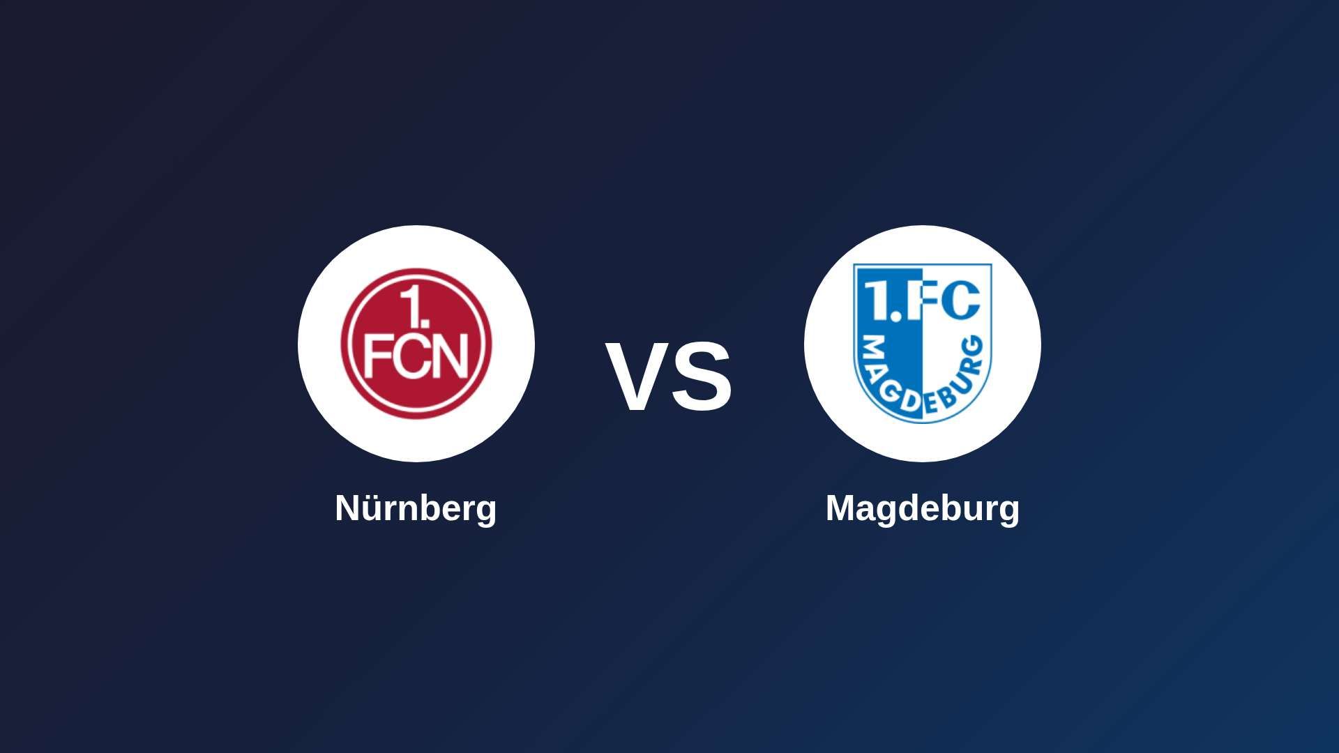 Nürnberg vs Magdeburg