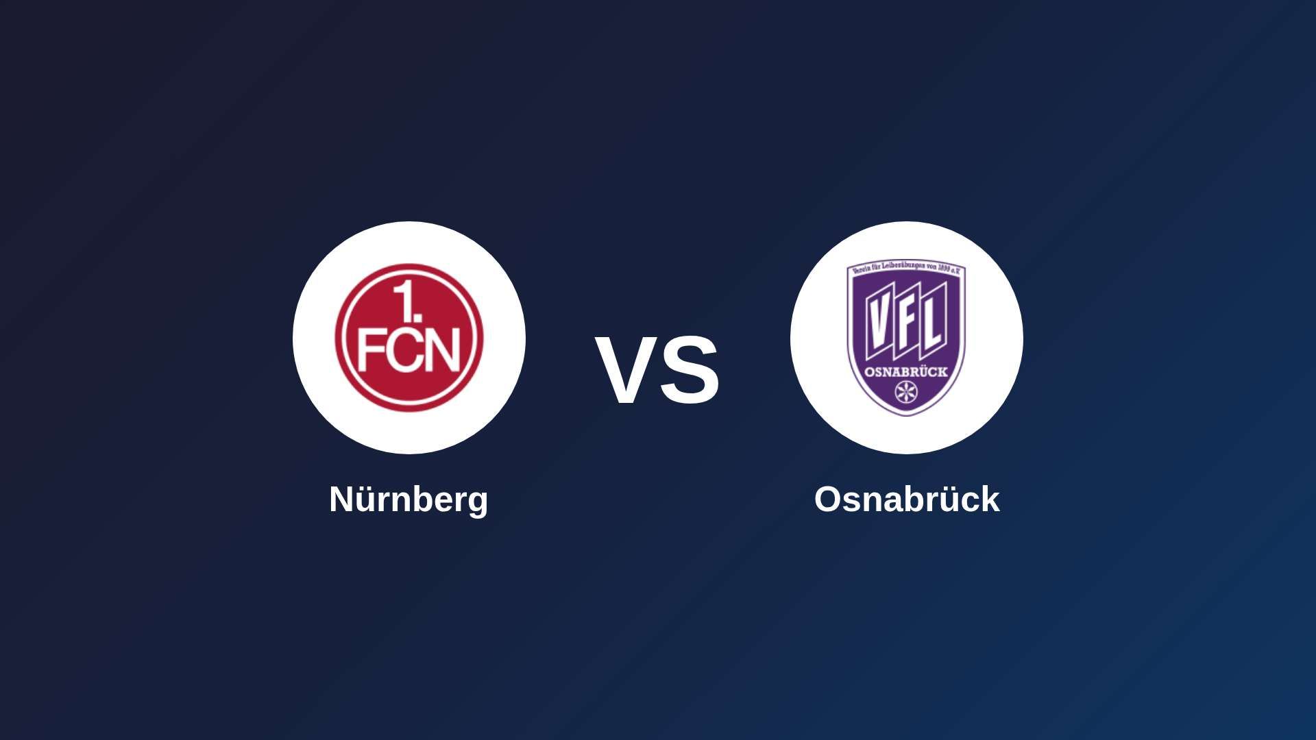 Nürnberg vs Osnabrück