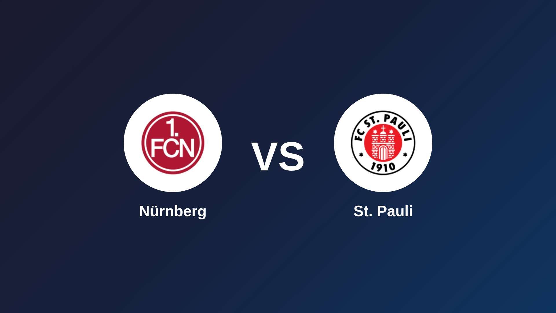Nürnberg vs St. Pauli