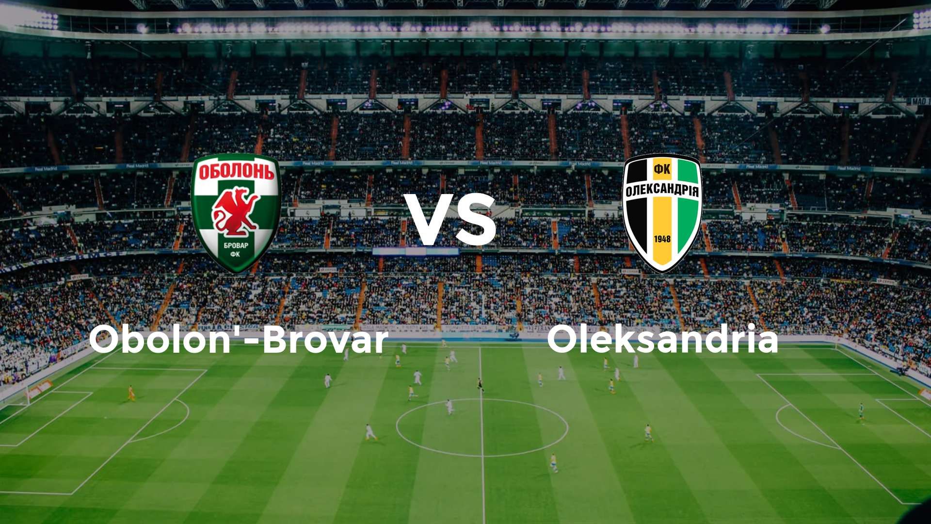 Obolon'-Brovar vs Oleksandria