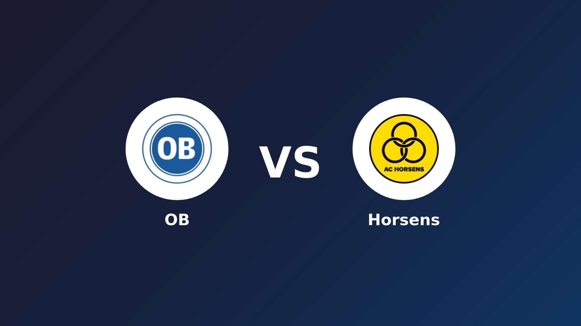 Odense BK vs Horsens