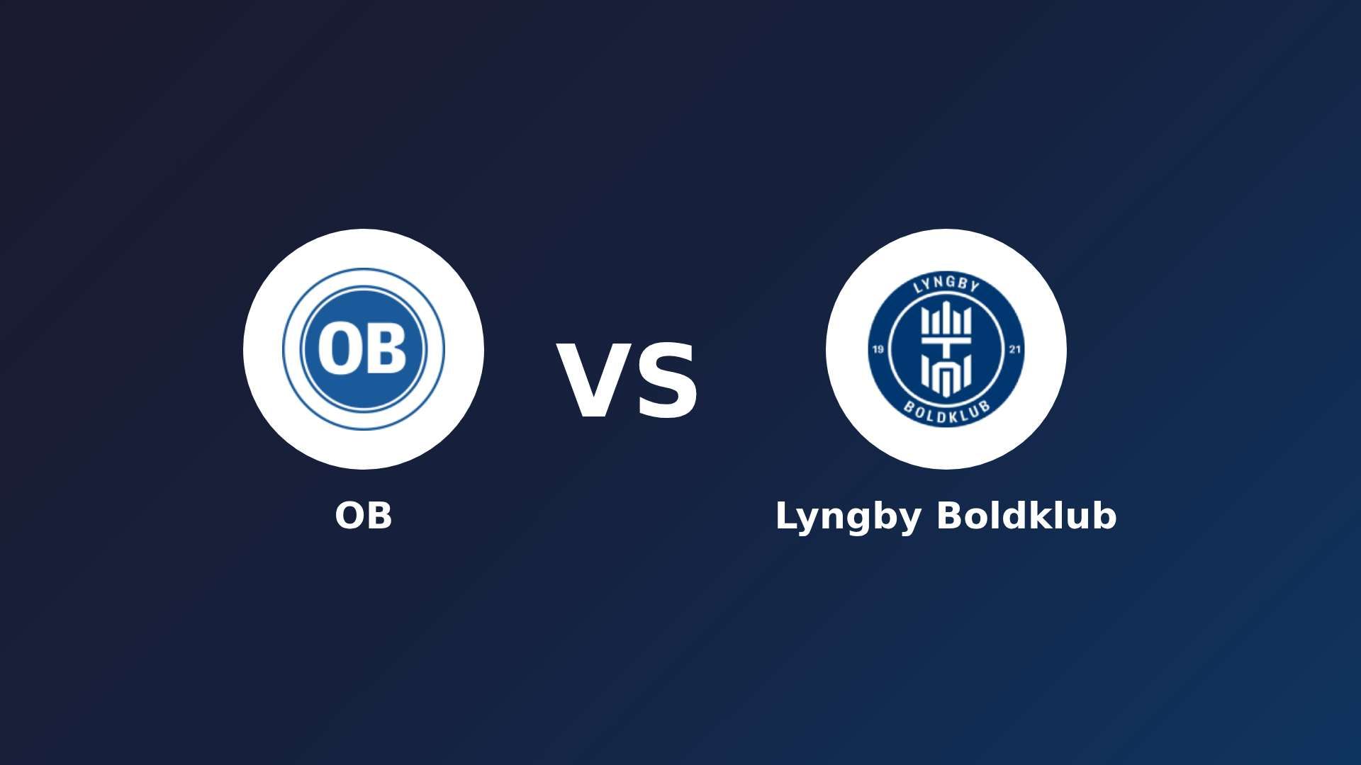 Odense BK vs Lyngby Boldklub
