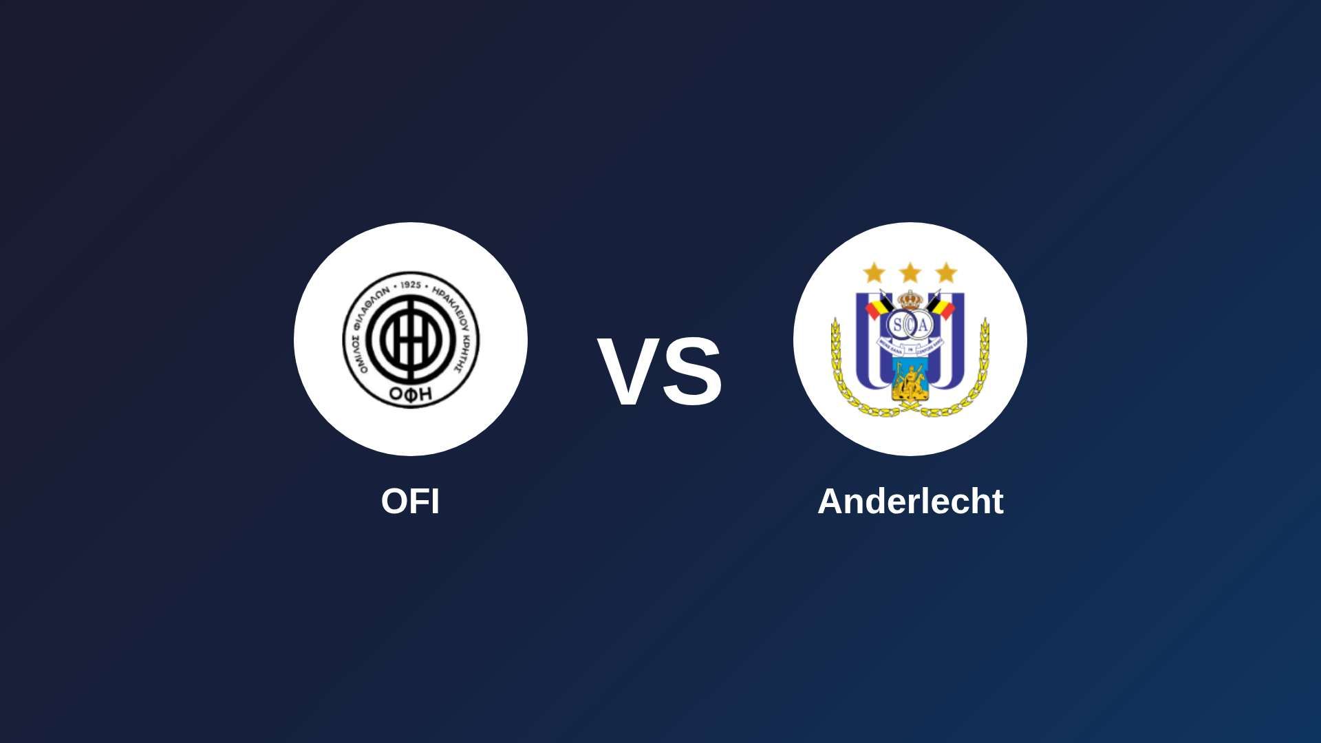 OFI vs Anderlecht