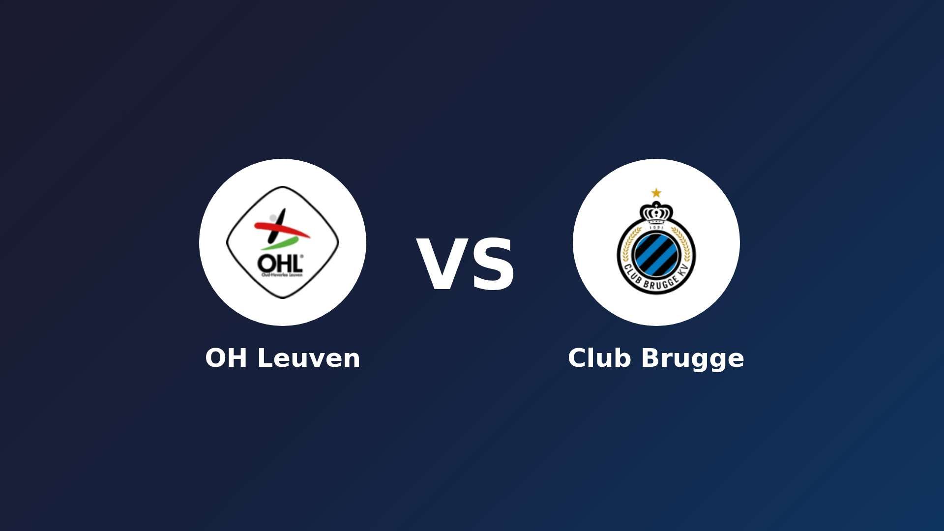 OH Leuven vs Club Brugge