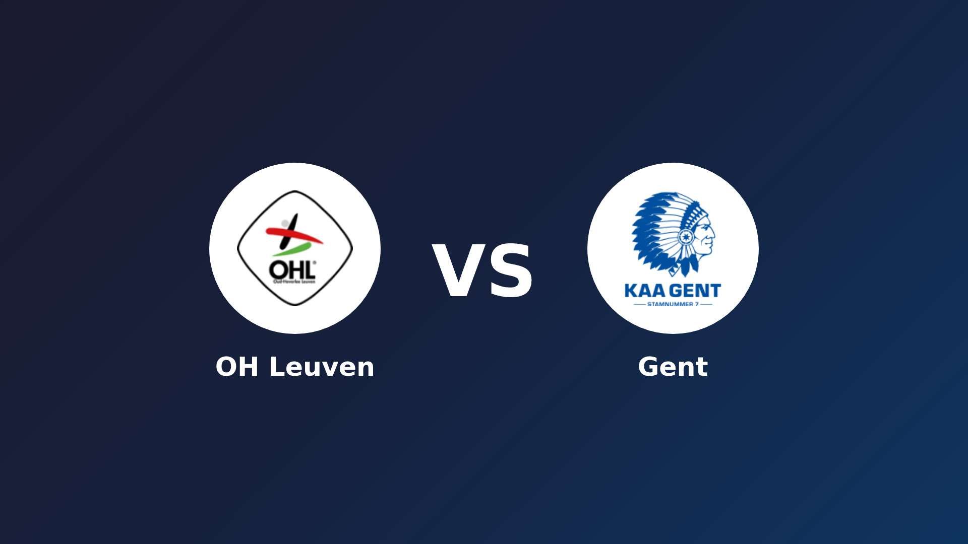 OH Leuven vs Gent