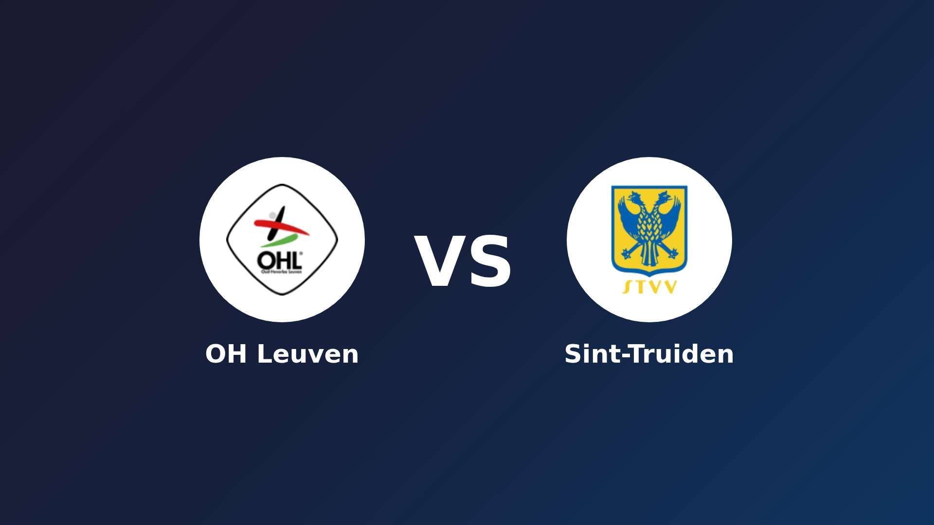 OH Leuven vs Sint-Truiden