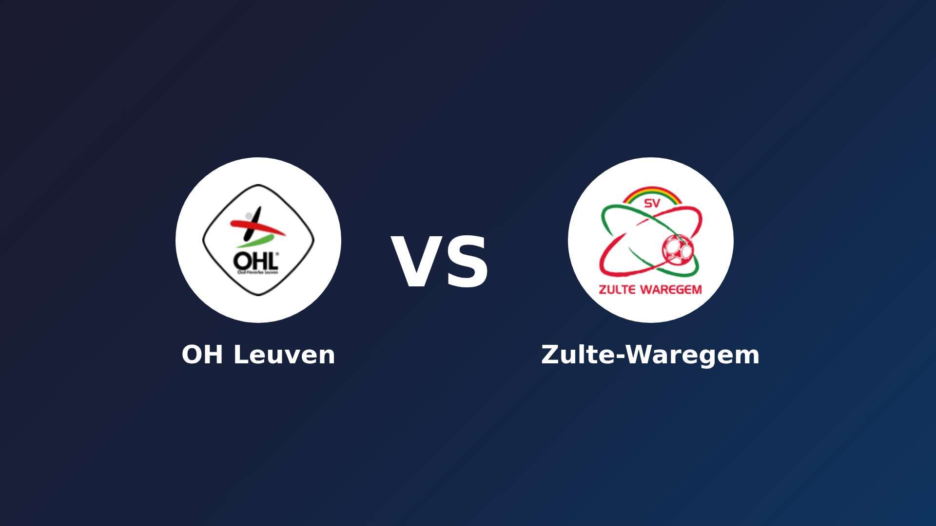 OH Leuven vs Zulte-Waregem
