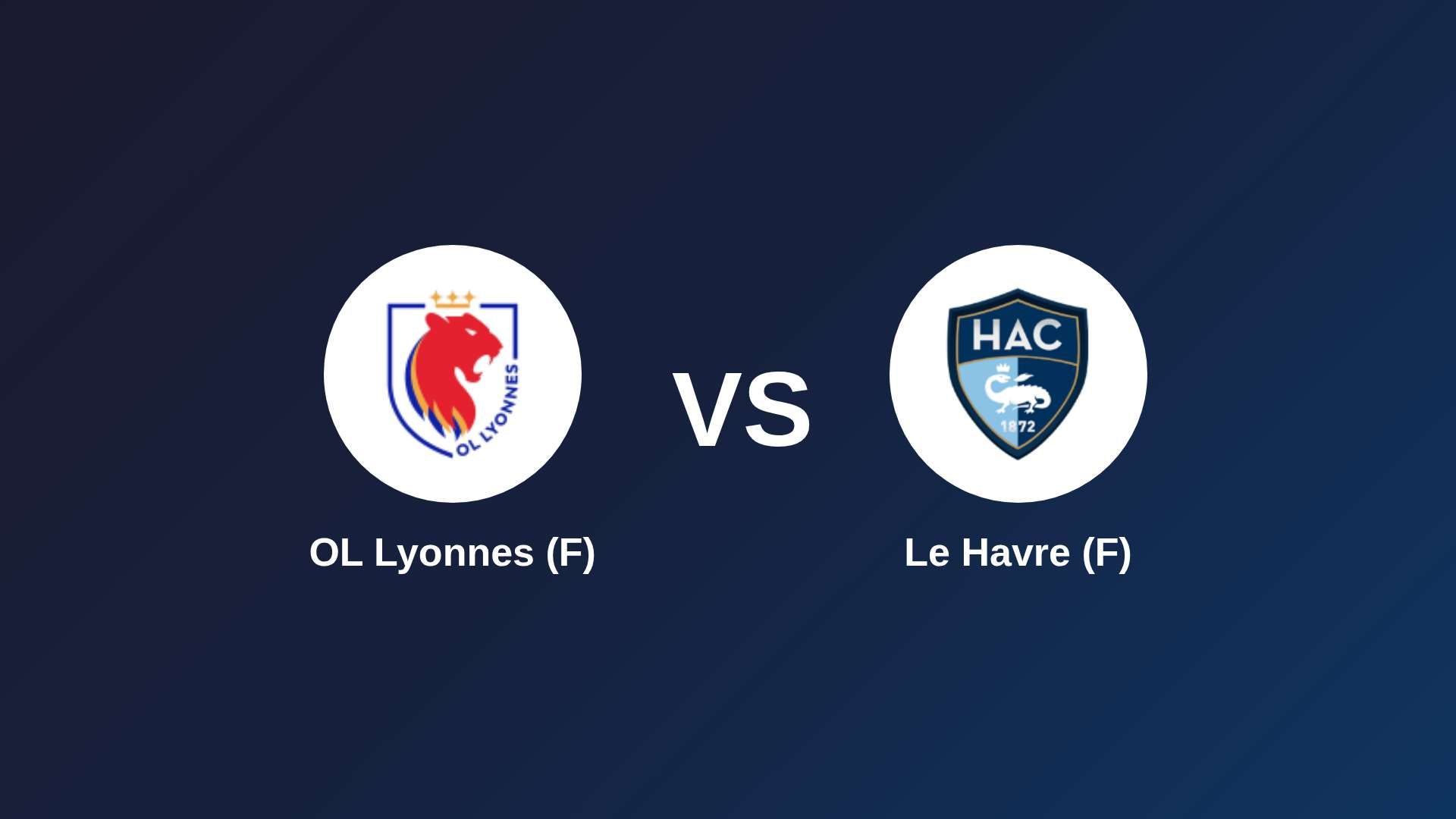 OL Lyonnes (F) vs Le Havre (F)