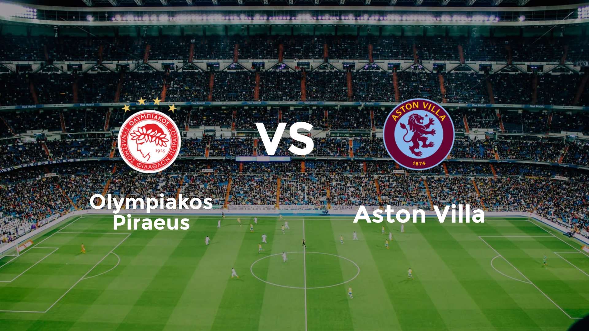 Olympiakos Piraeus vs Aston Villa