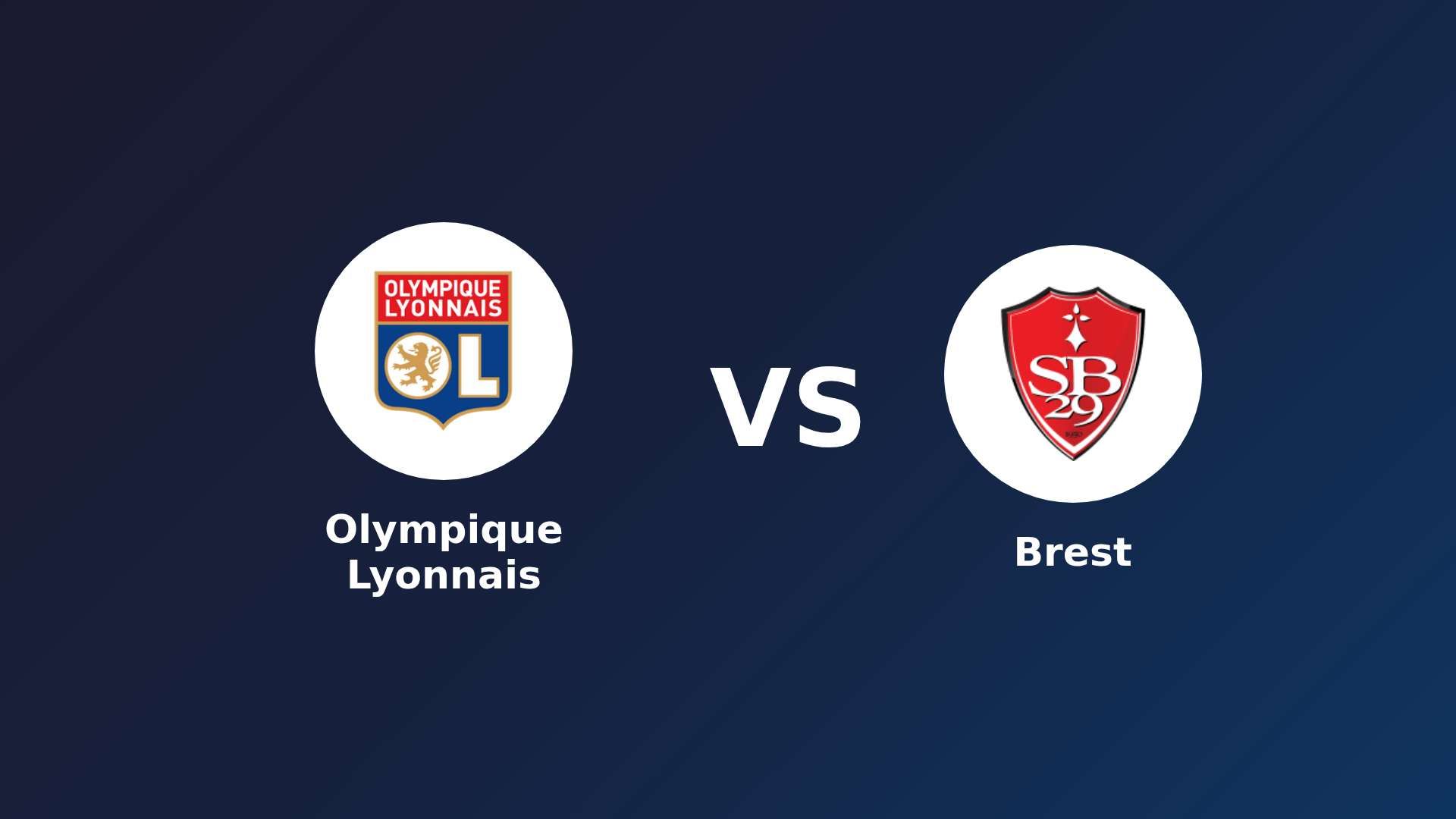 Olympique Lyonnais vs Brest