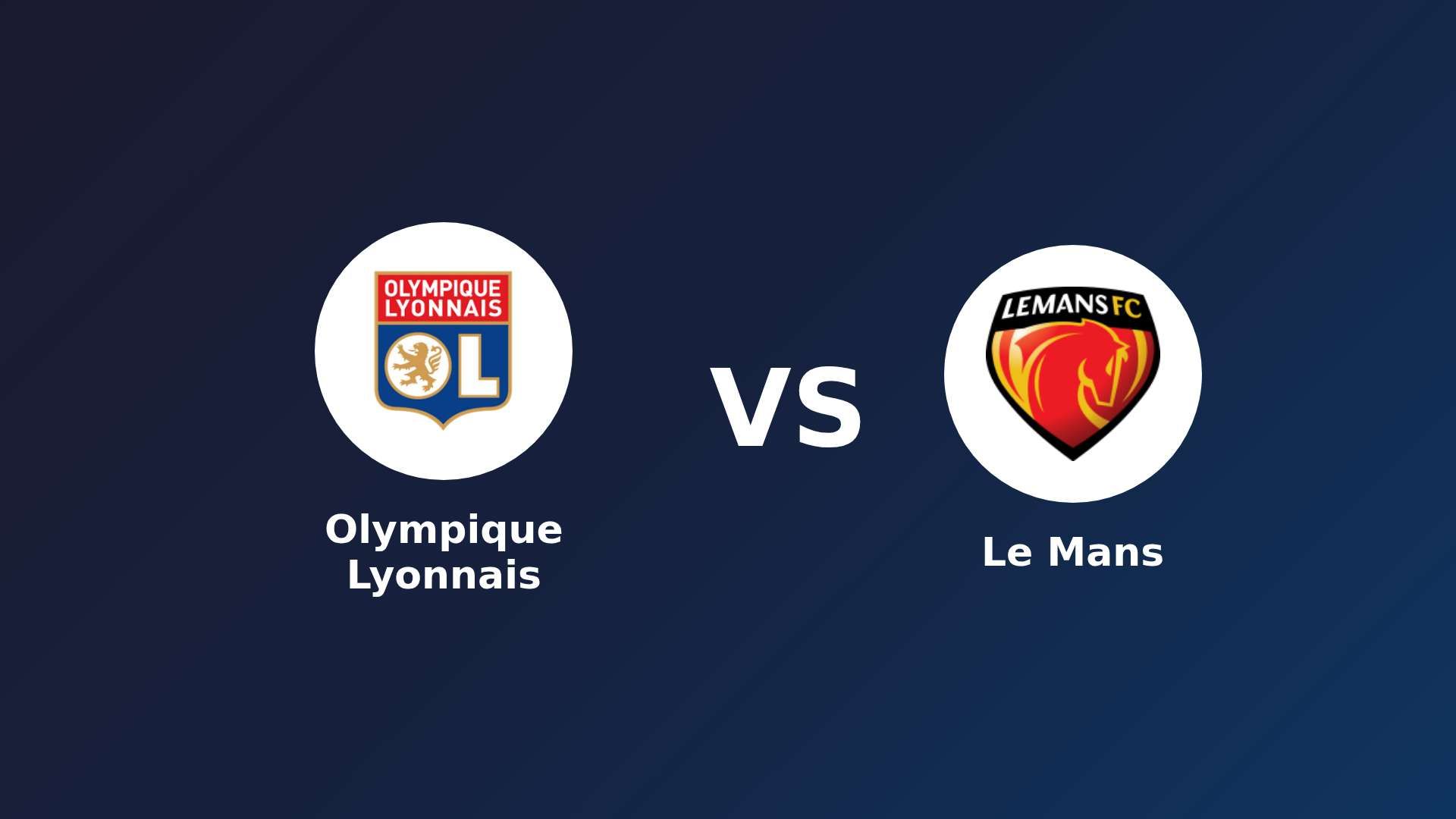 Olympique Lyonnais vs Le Mans