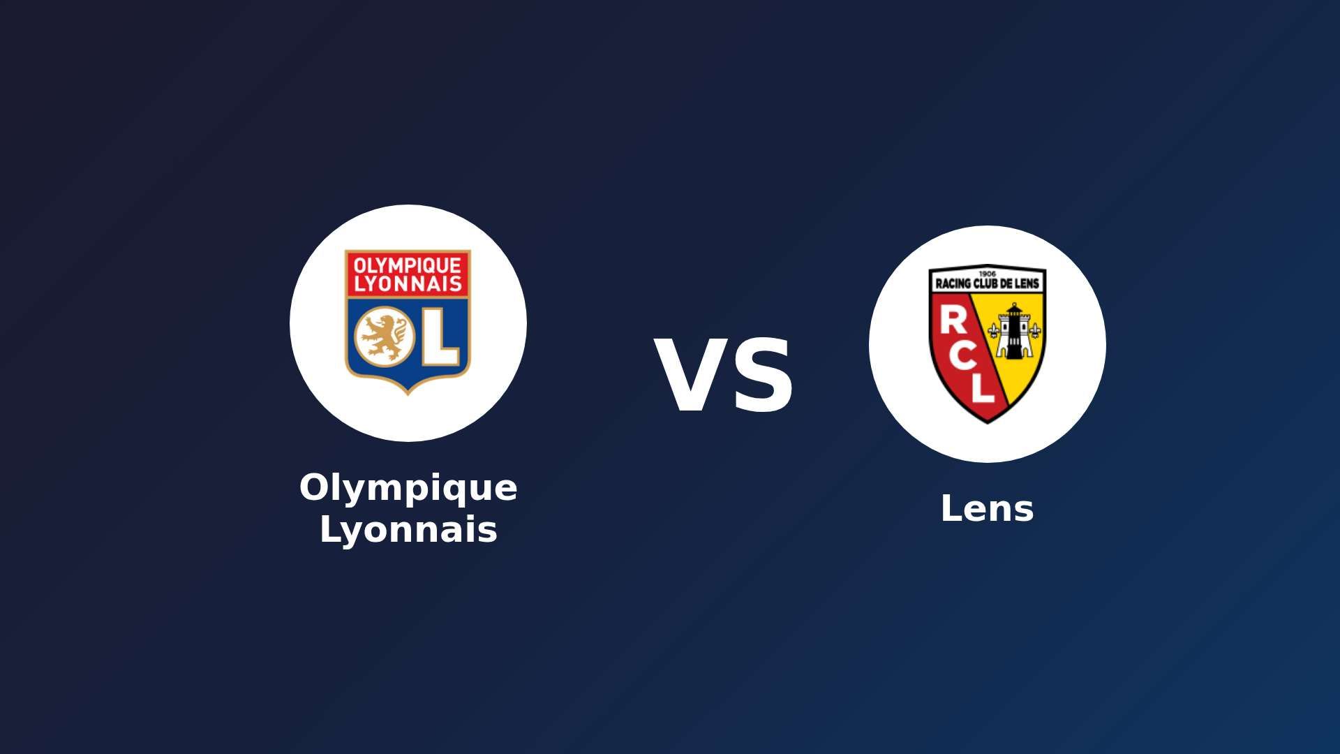 Olympique Lyonnais vs Lens