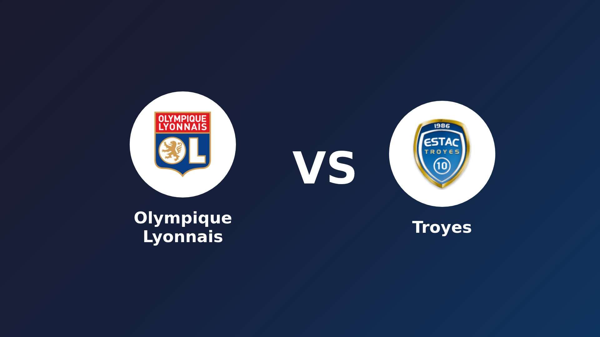 Olympique Lyonnais vs Troyes