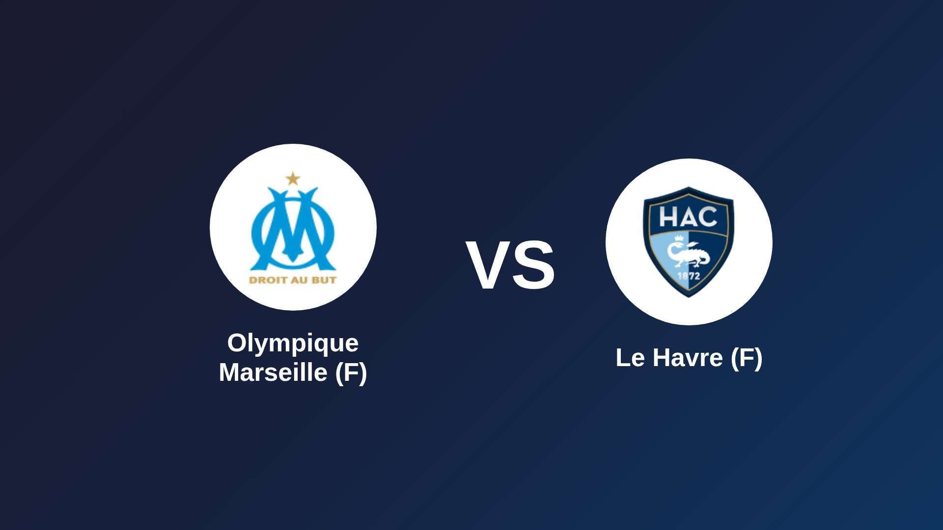 Olympique Marseille (F) vs Le Havre (F)