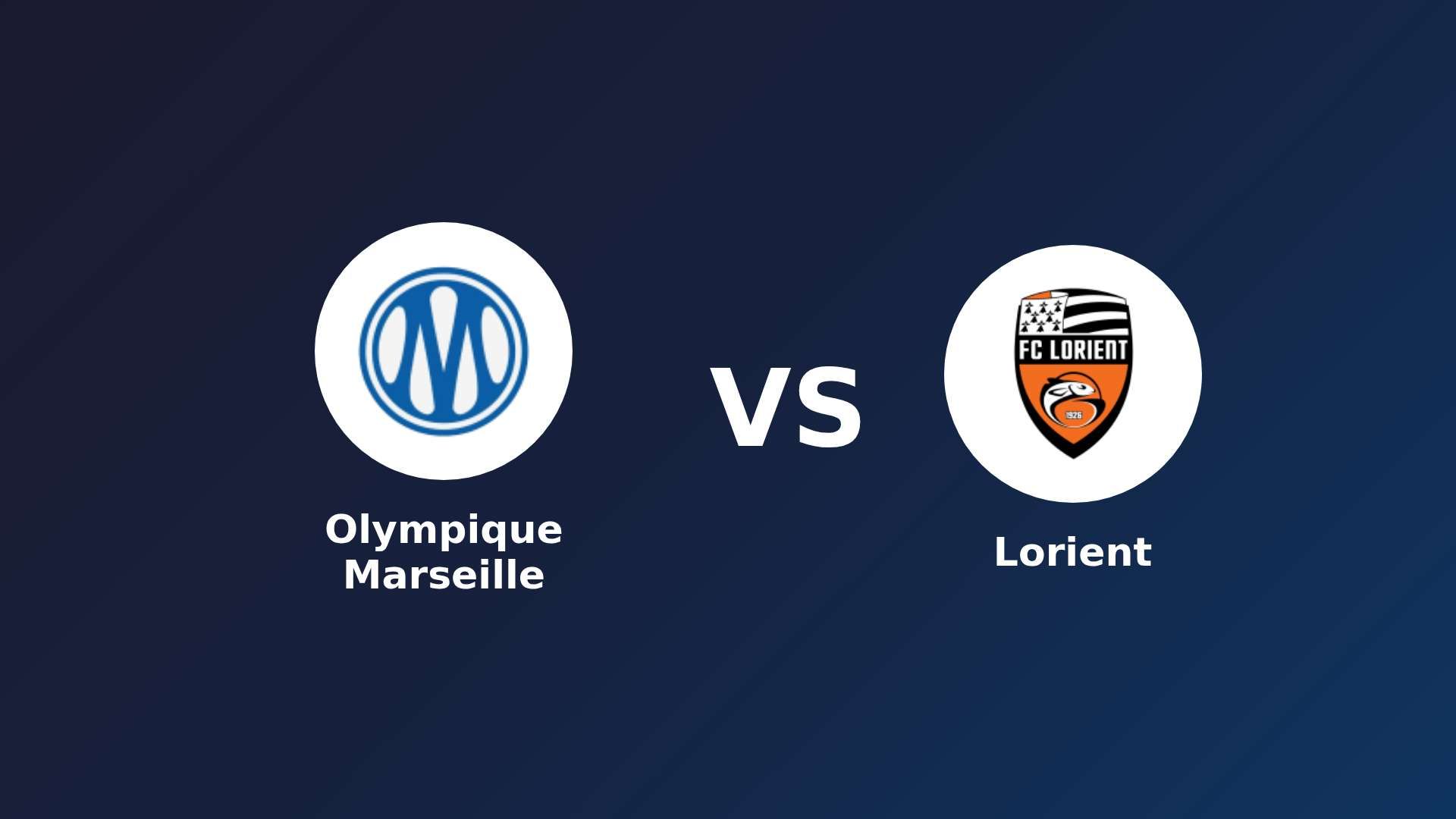 Olympique Marseille vs Lorient