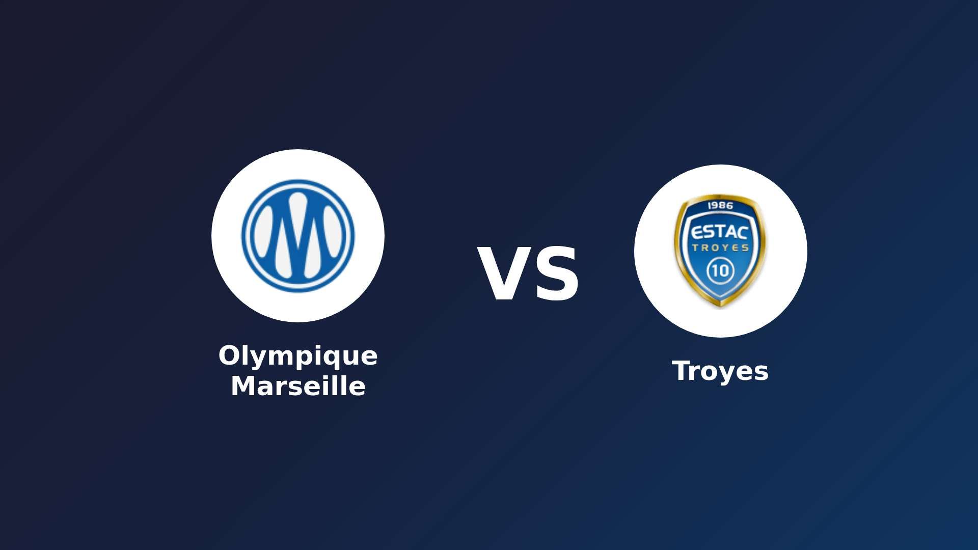 Olympique Marseille vs Troyes