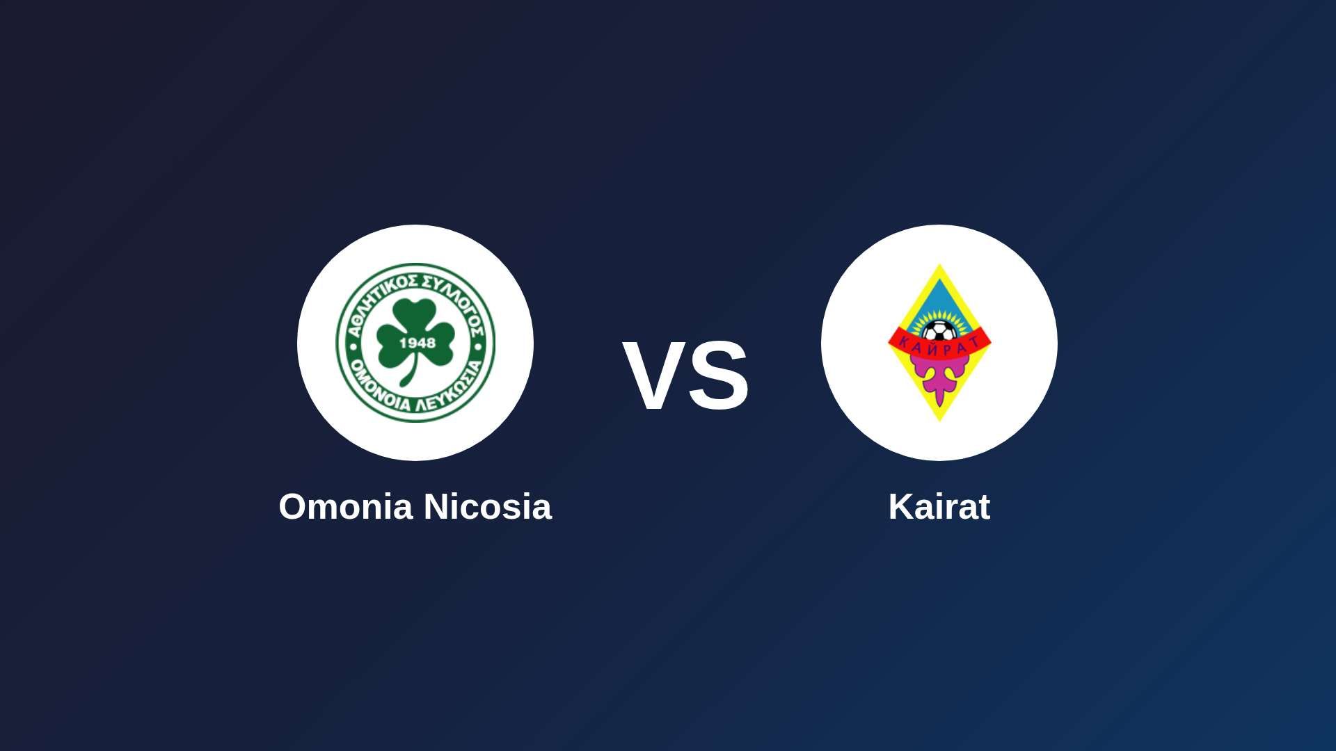 Omonia Nicosia vs Kairat