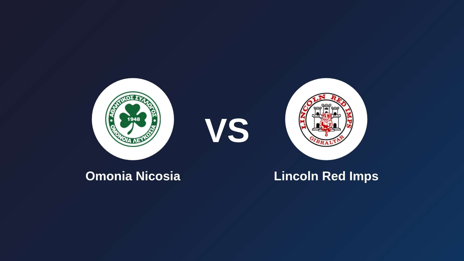 Omonia Nicosia vs Lincoln Red Imps