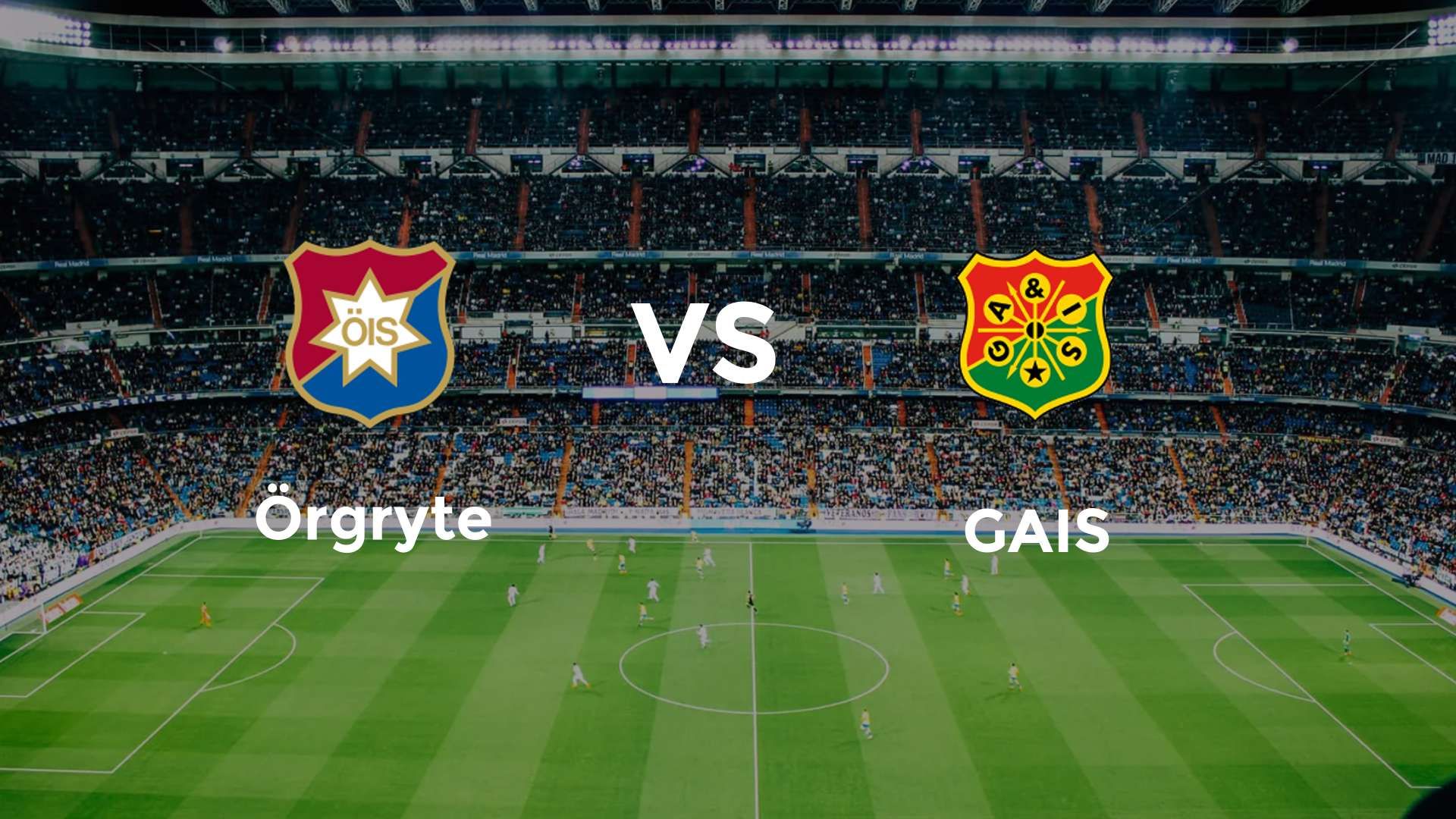 Örgryte vs GAIS