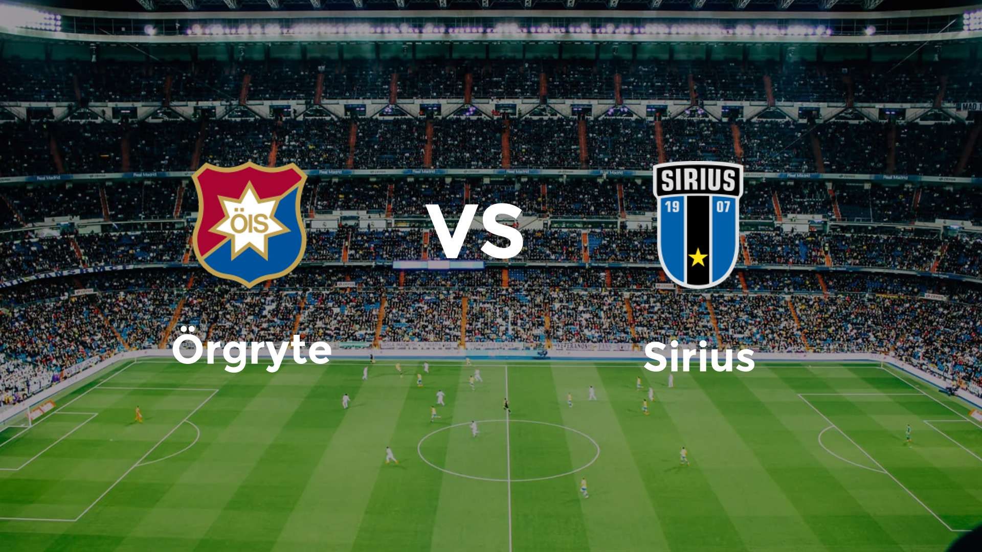 Örgryte vs Sirius