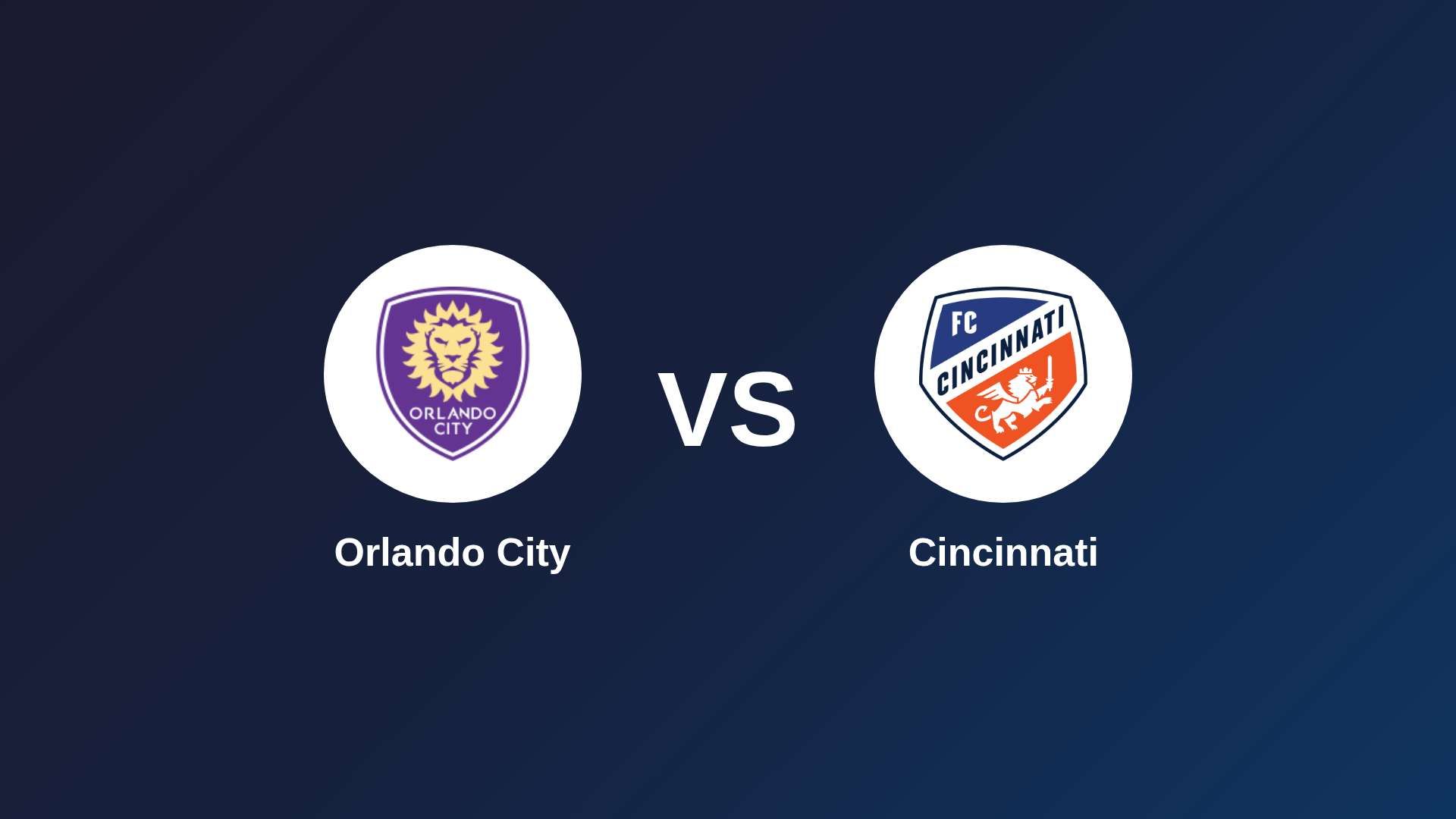 Orlando City vs Cincinnati