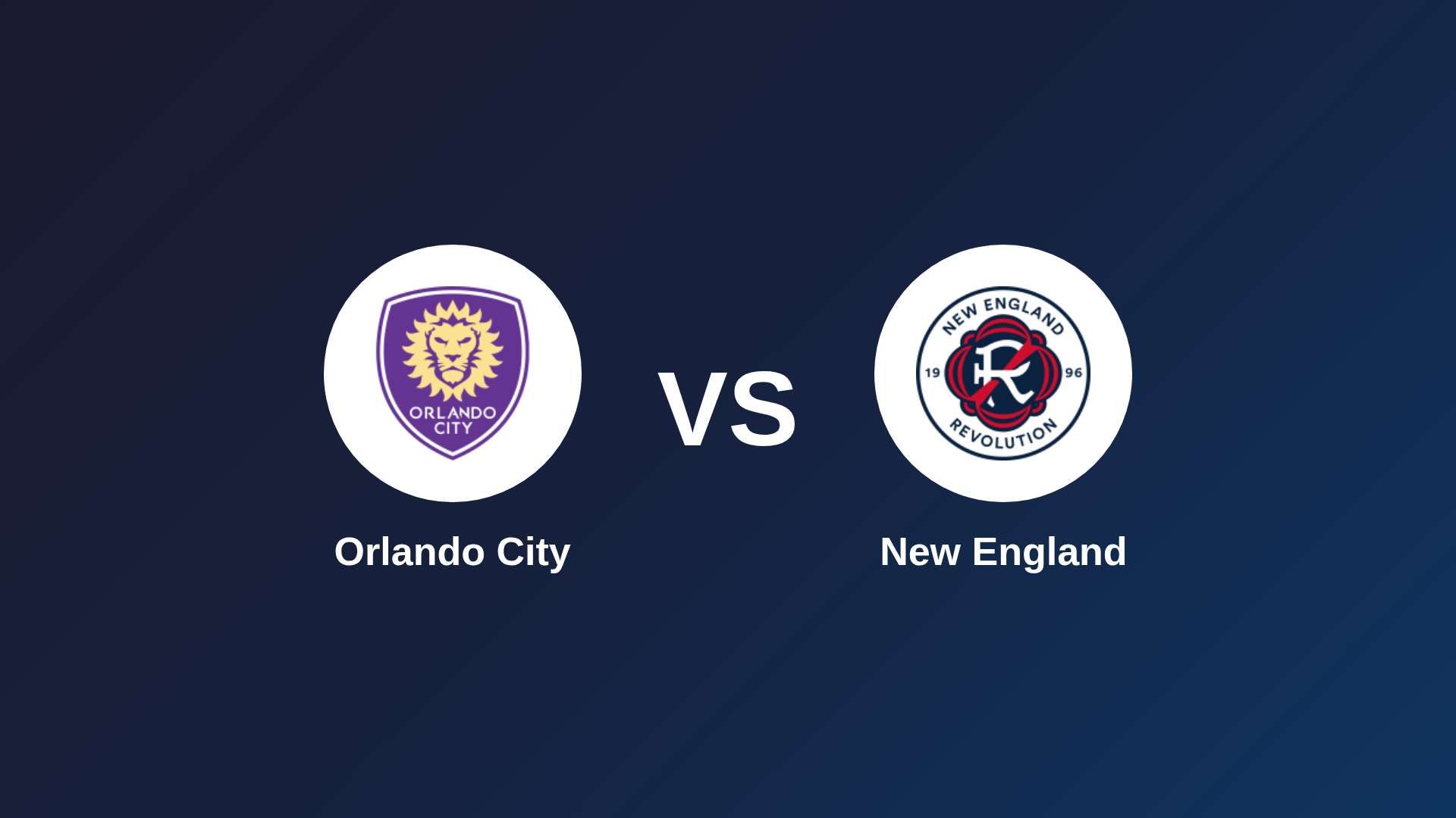 Orlando City vs New England