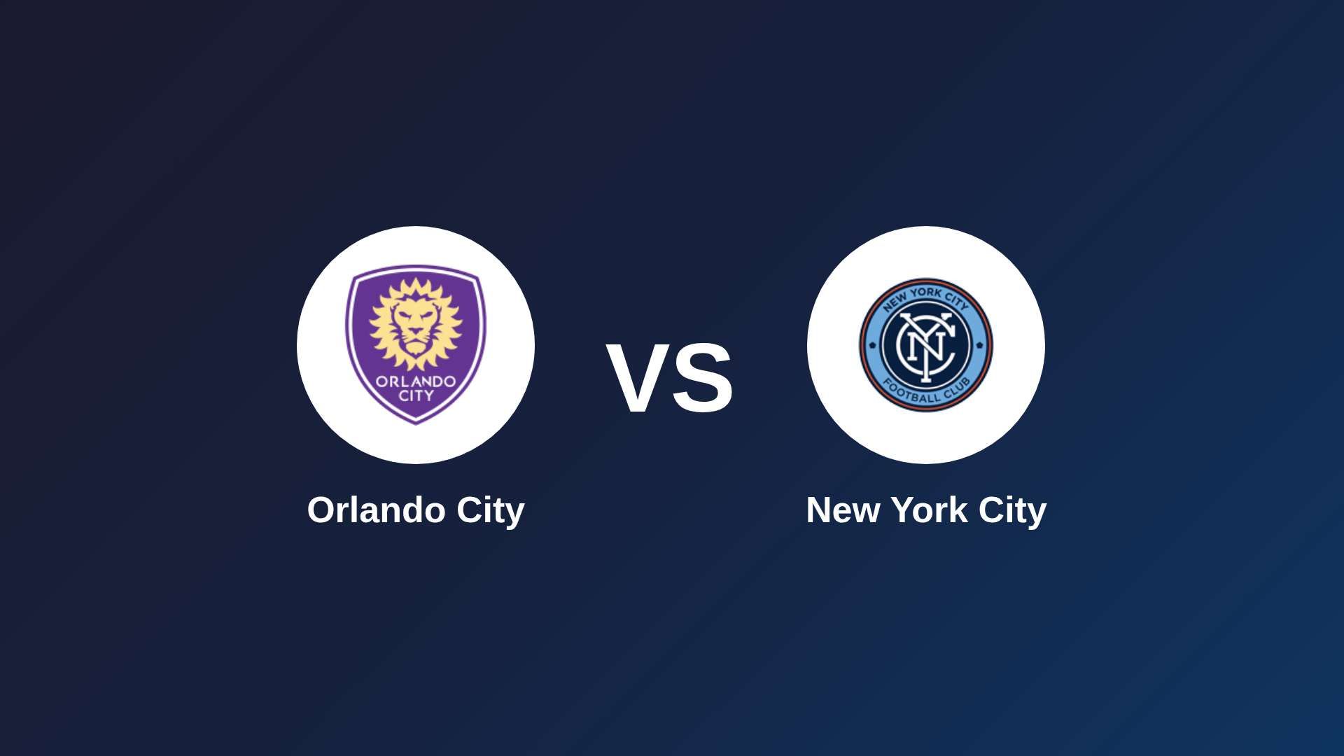 Orlando City vs New York City