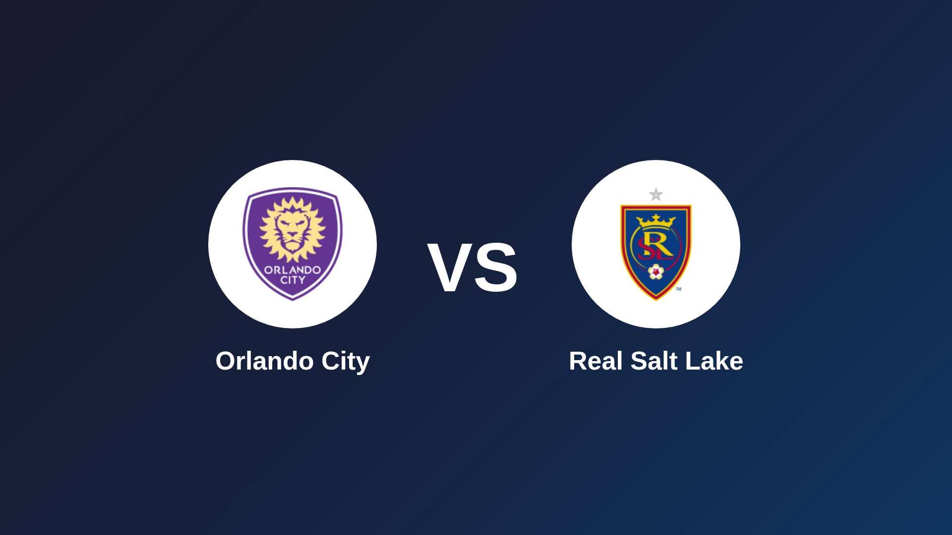 Orlando City vs Real Salt Lake