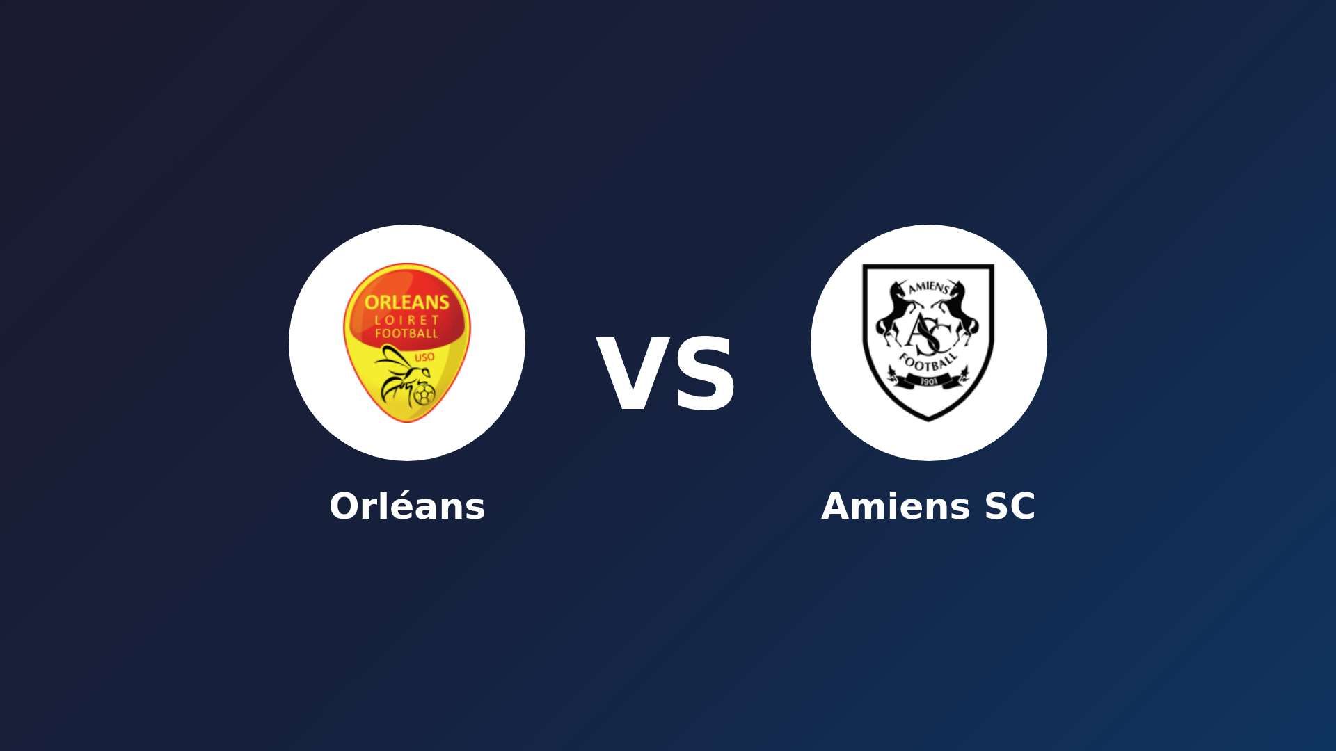 Orléans vs Amiens SC