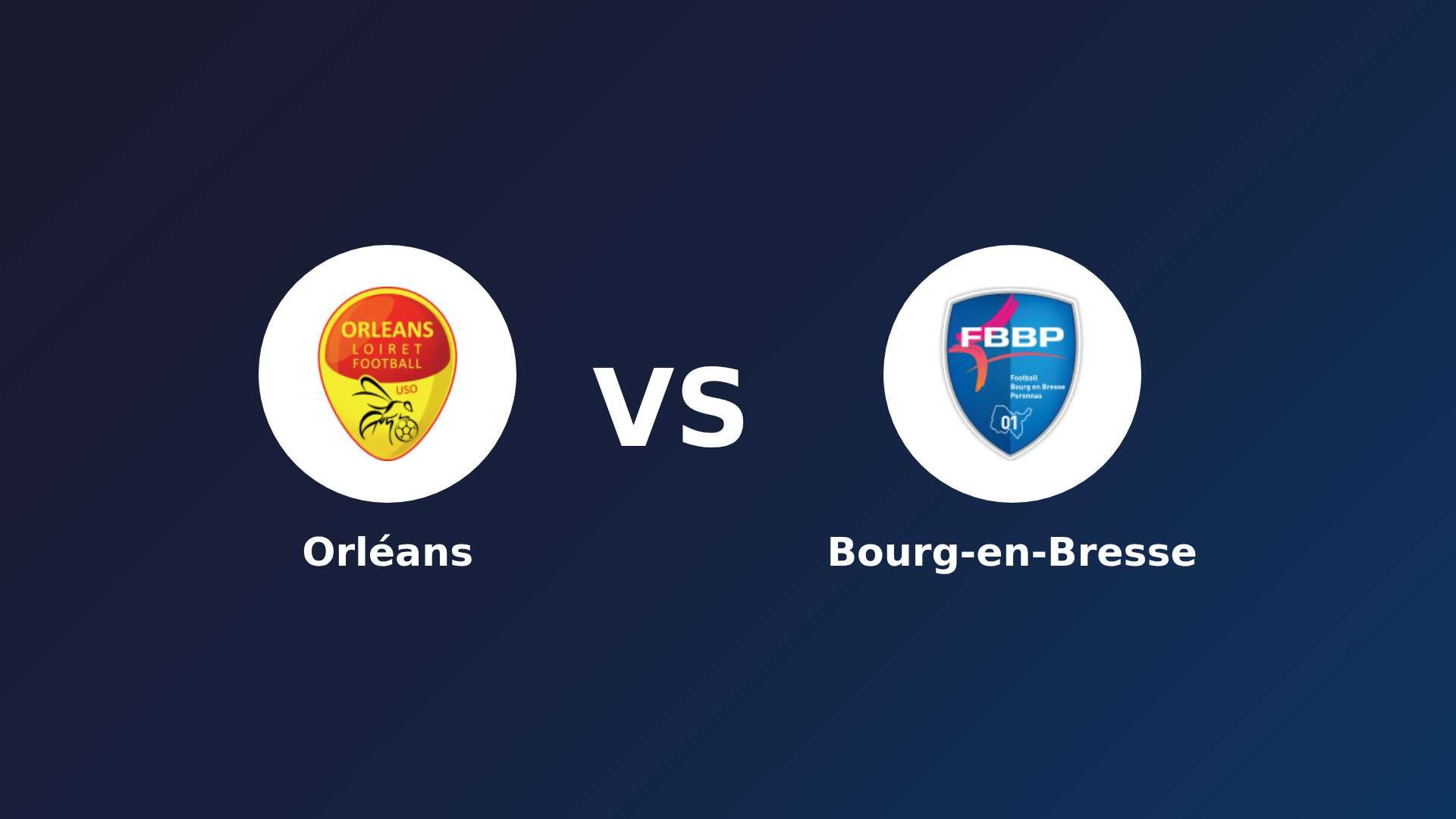 Orléans vs Bourg-en-Bresse