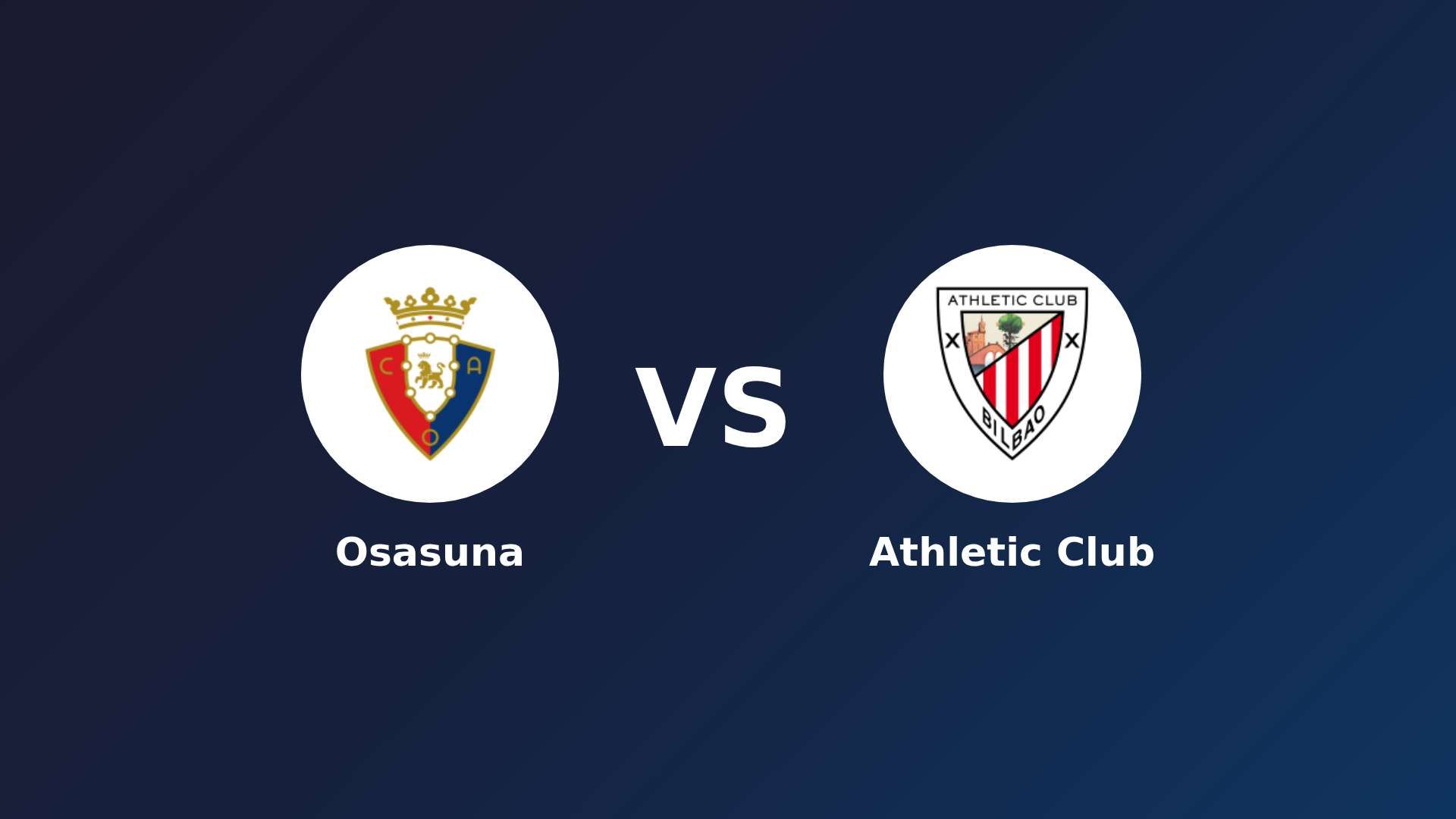 Osasuna vs Athletic Club