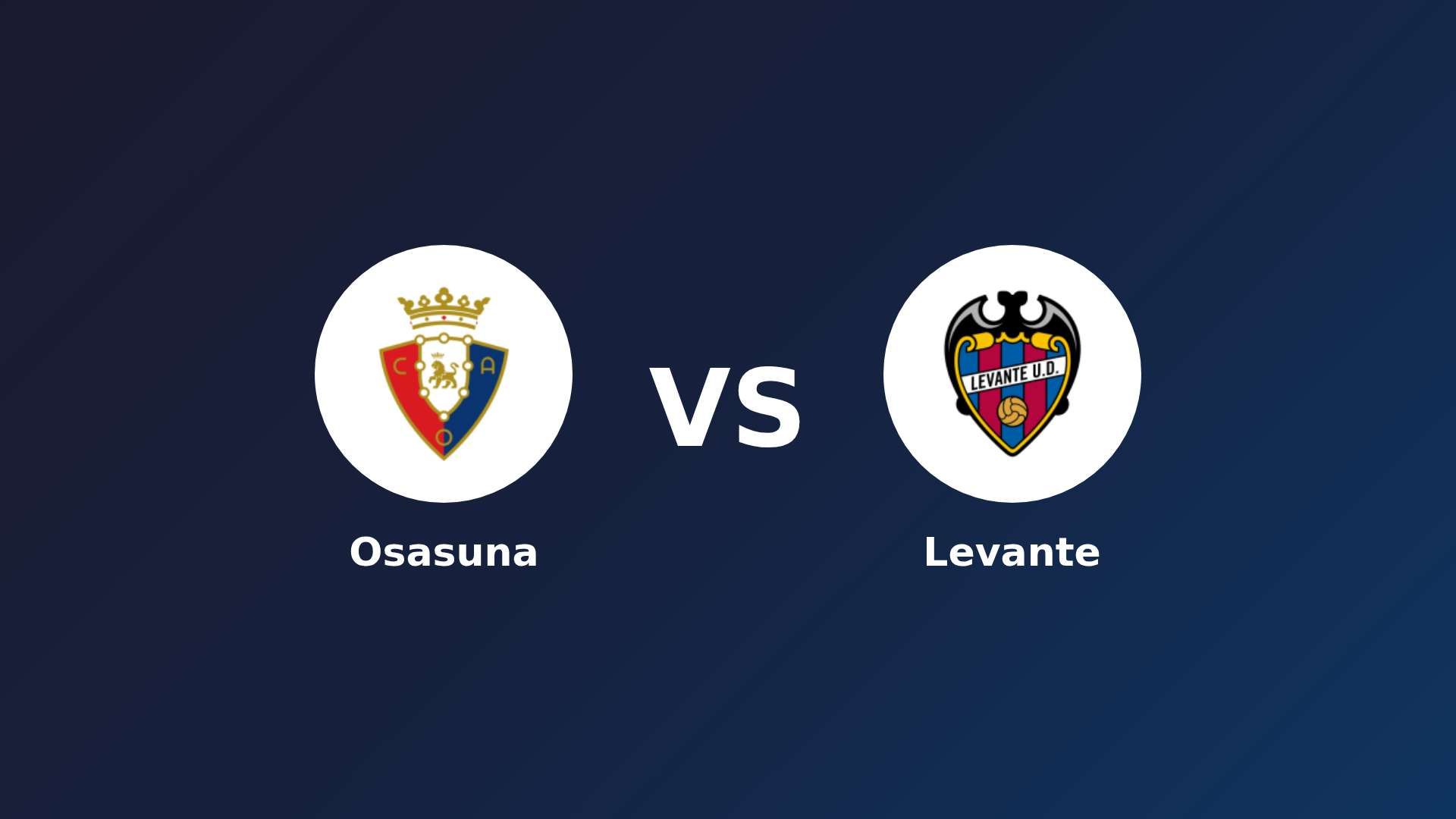 Osasuna vs Levante