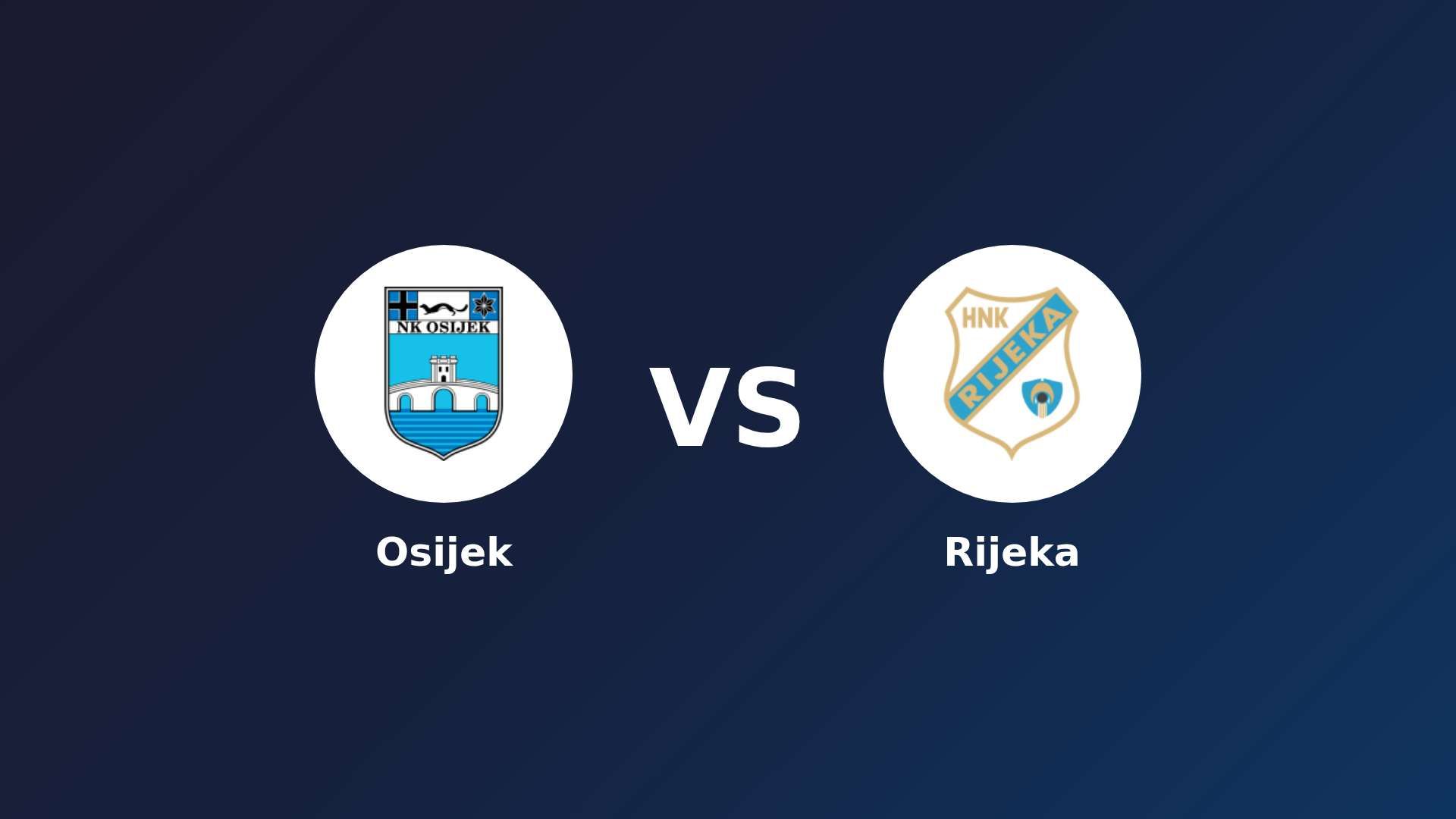 Osijek vs Rijeka