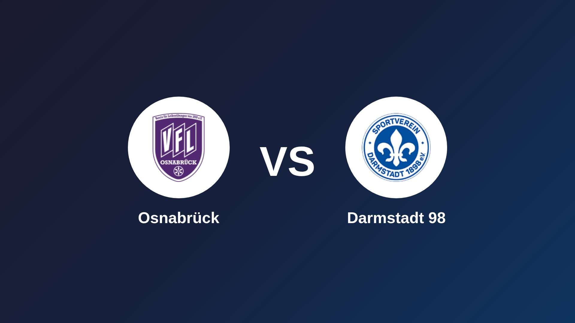 Osnabrück vs Darmstadt 98