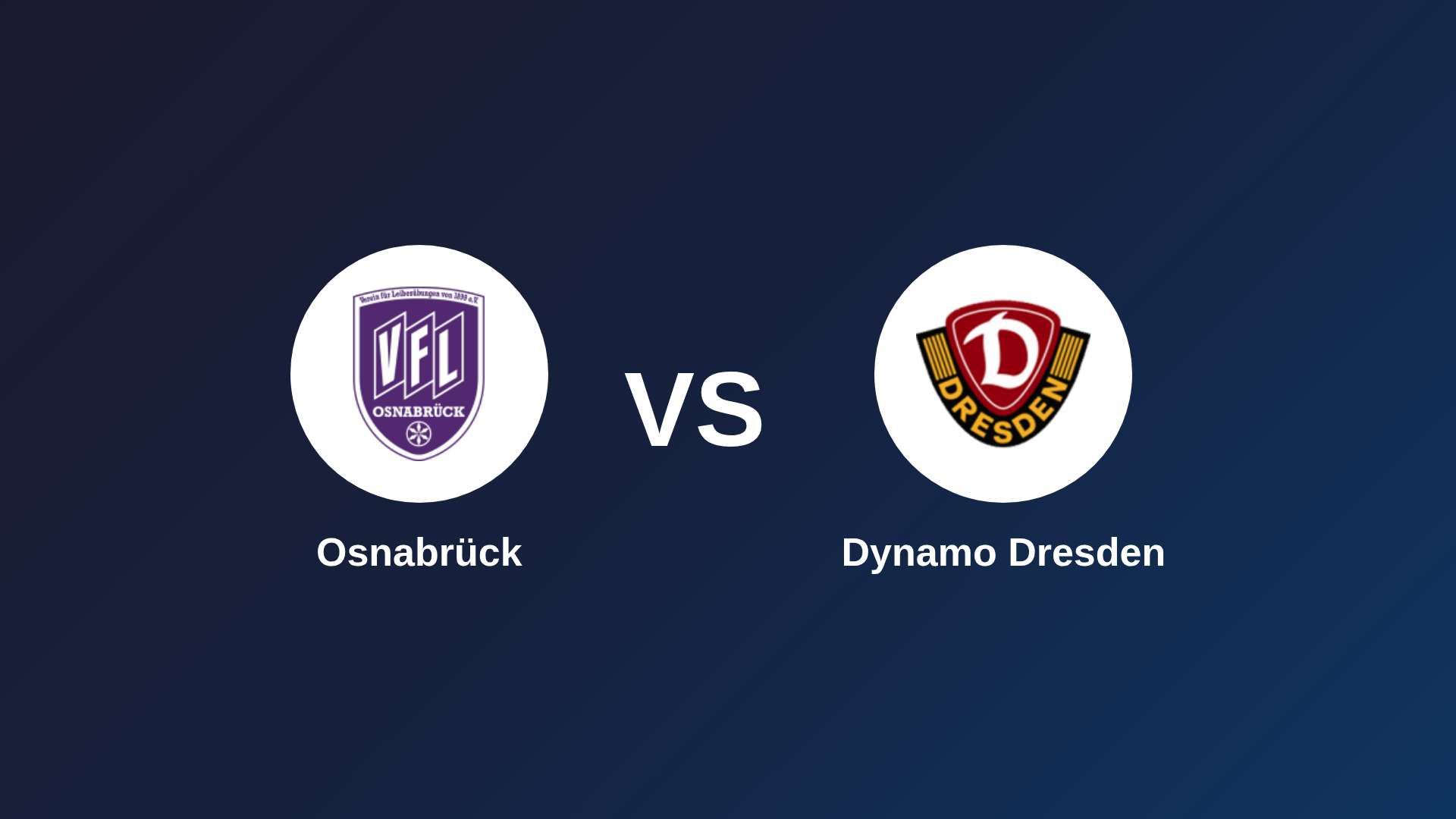 Osnabrück vs Dynamo Dresden