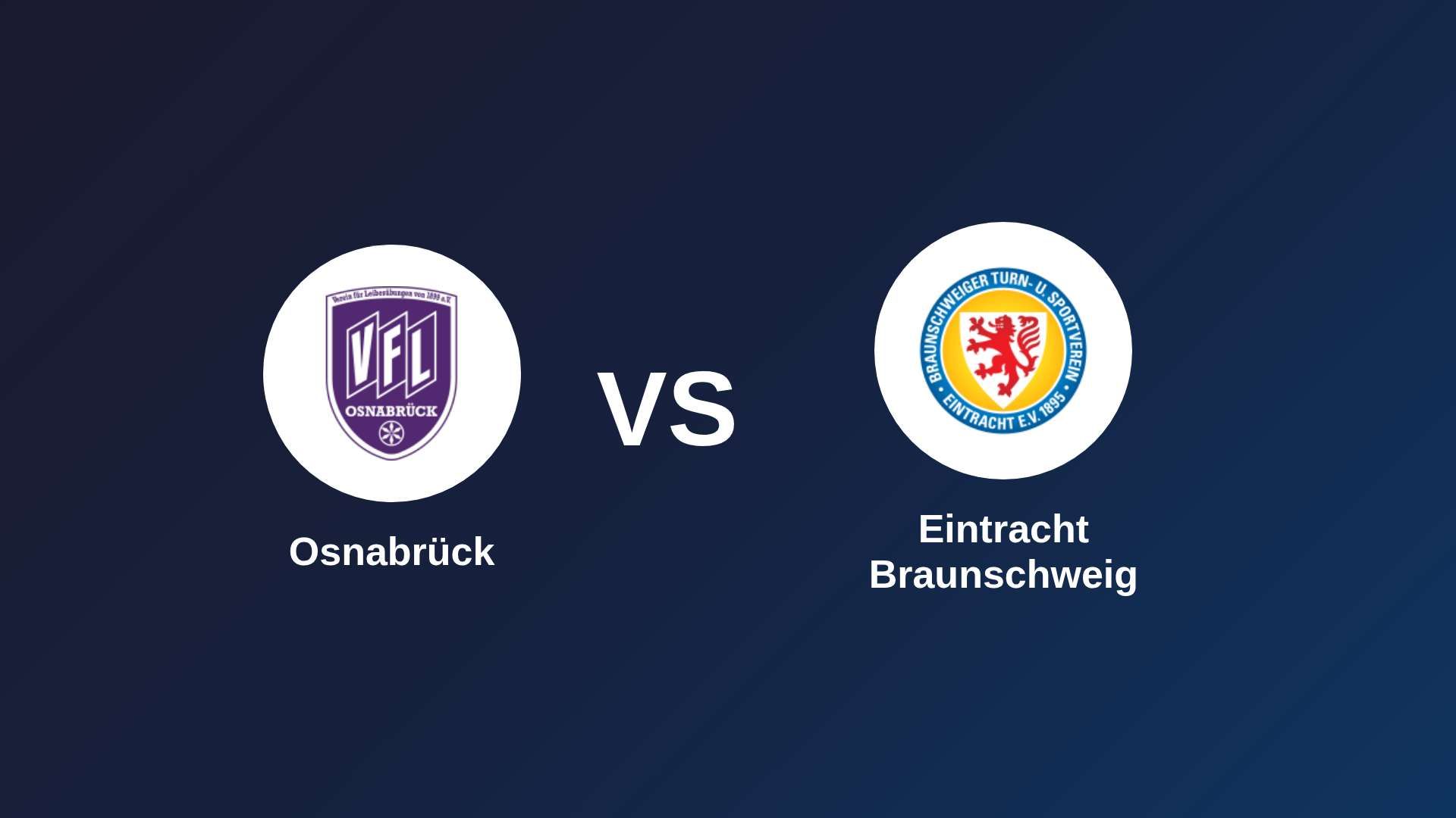 Osnabrück vs Eintracht Braunschweig