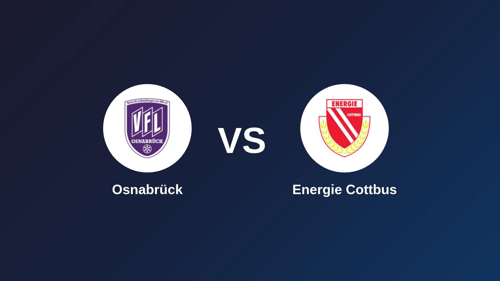 Osnabrück vs Energie Cottbus