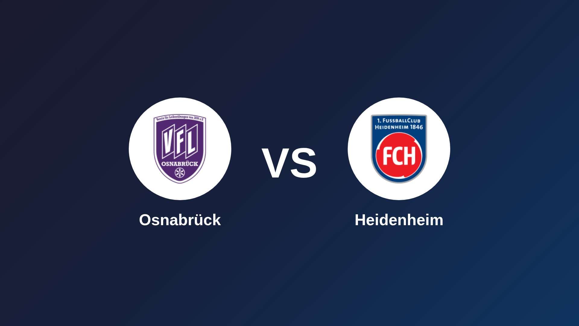 Osnabrück vs Heidenheim