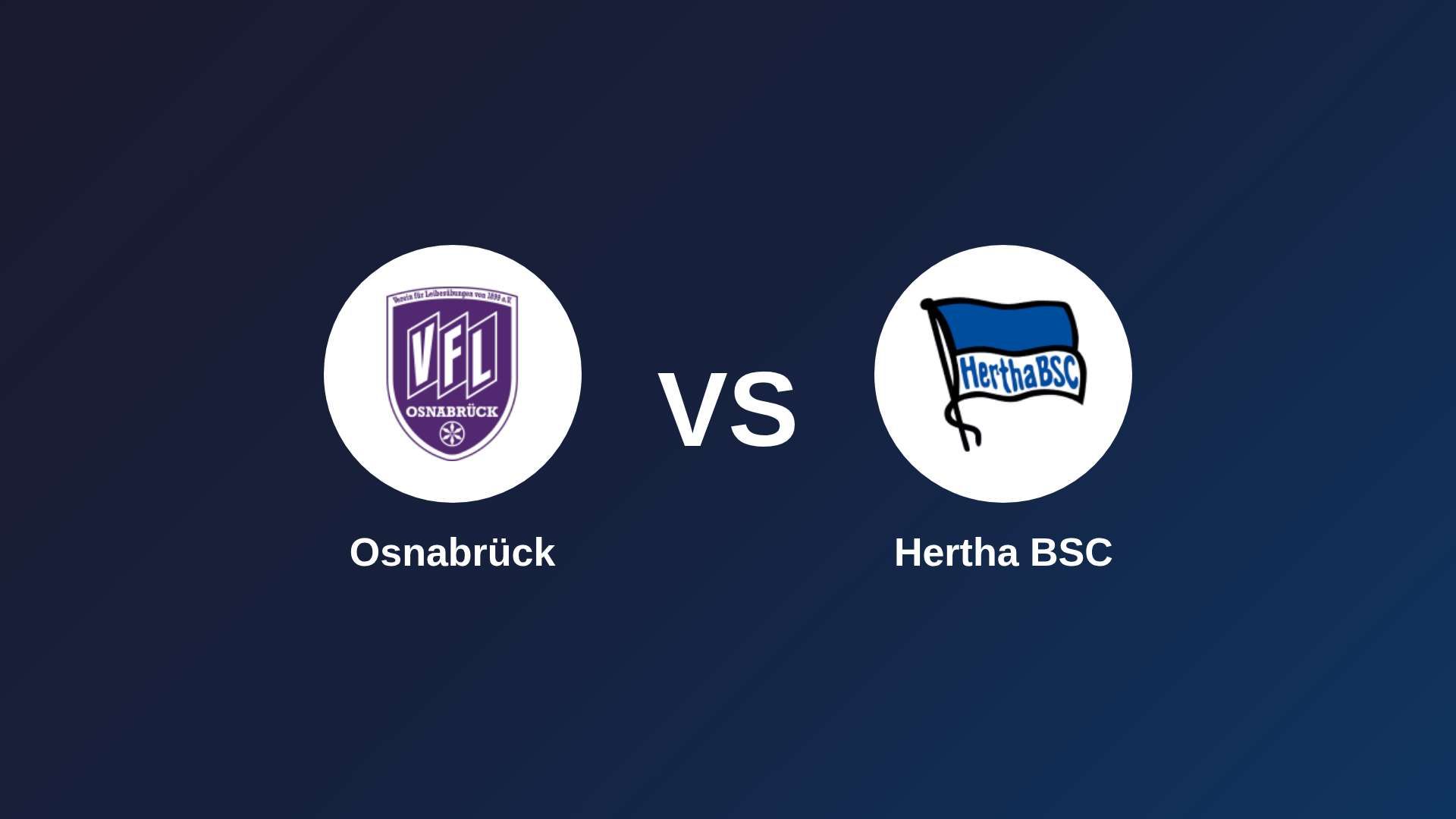 Osnabrück vs Hertha BSC