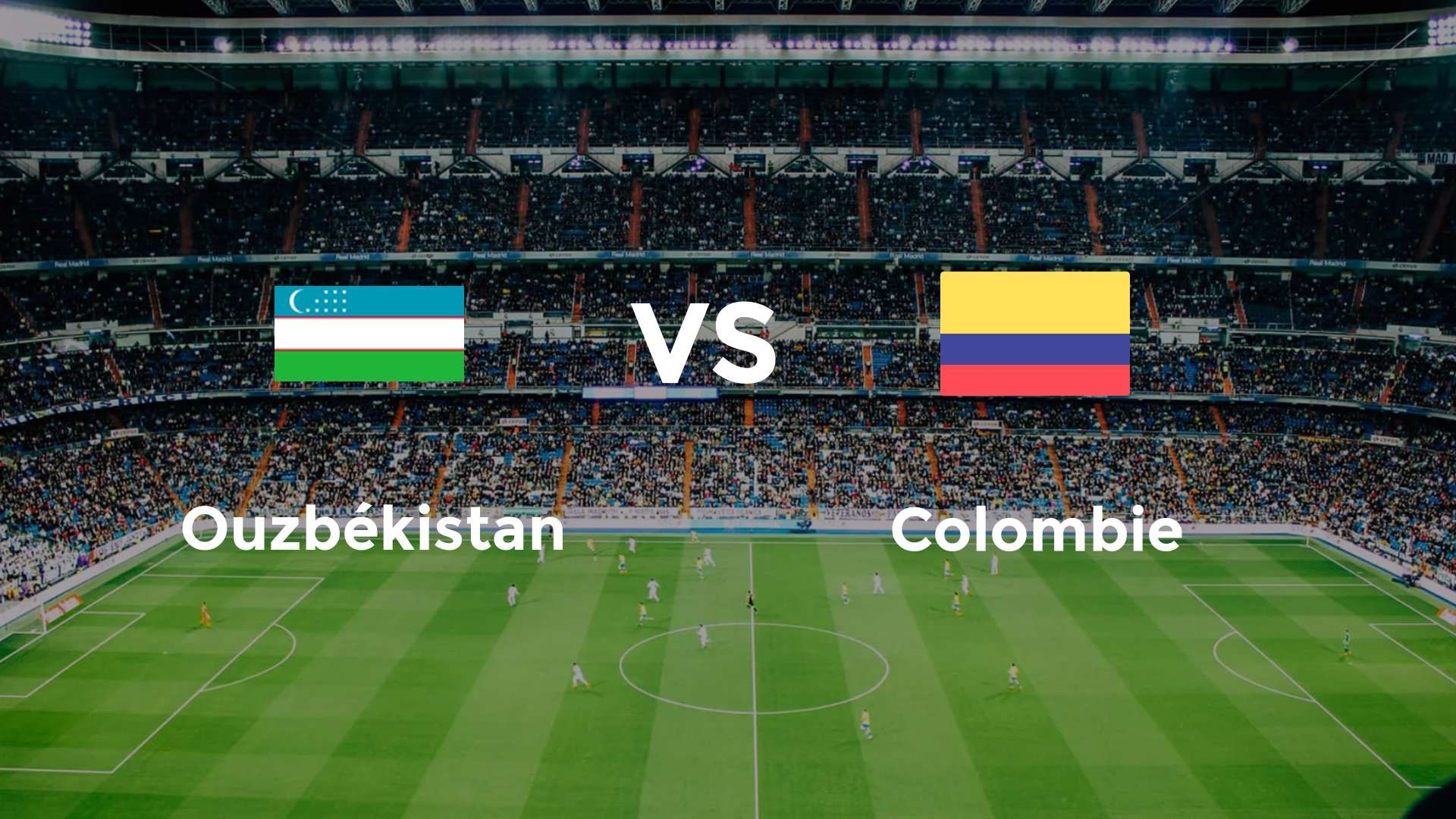 Ouzbékistan vs Colombie