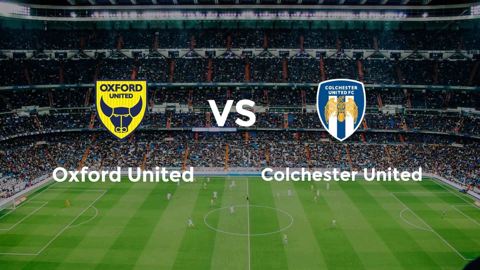 Oxford United vs Colchester United